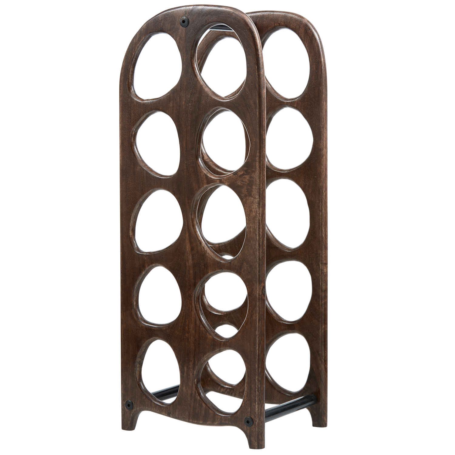 Portabottiglie in legno di mango Suvi 67x27 cm