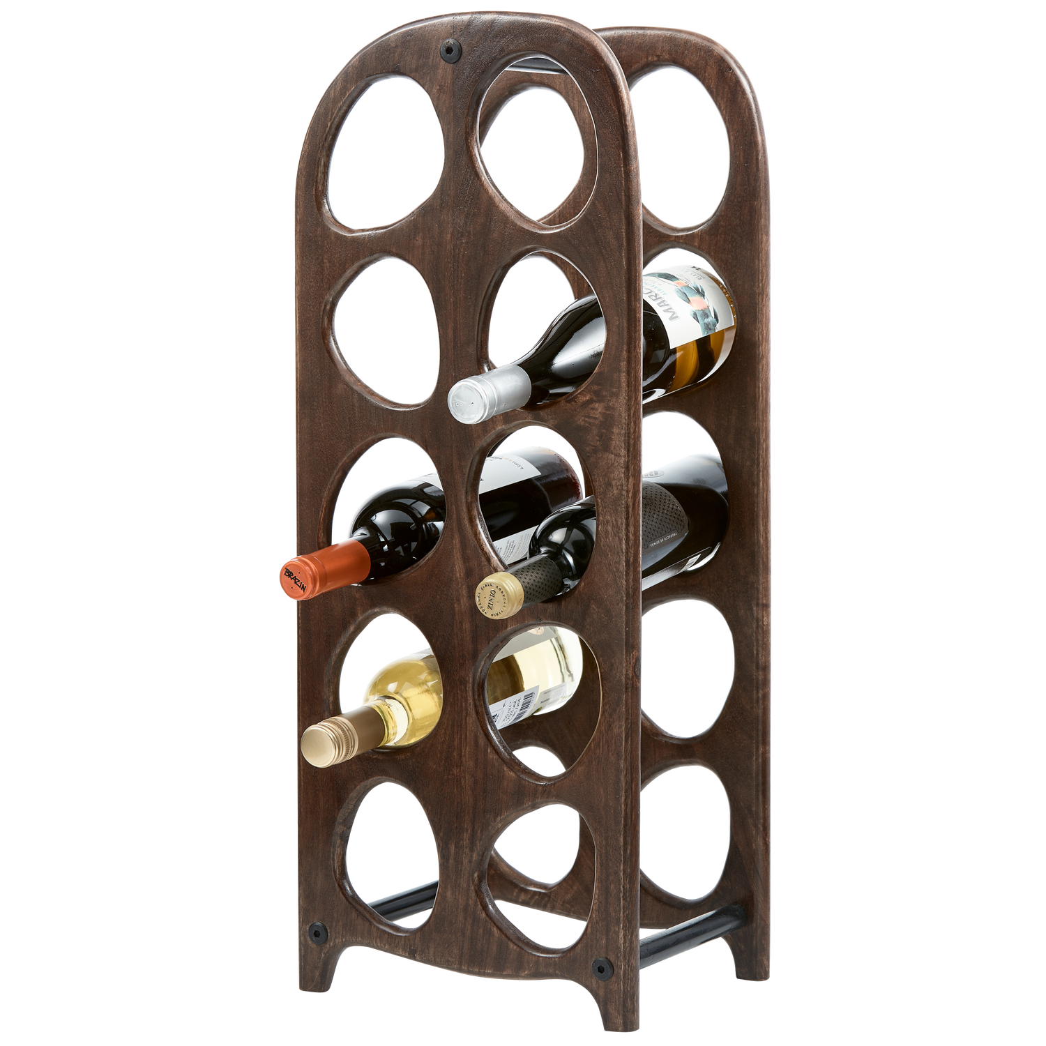 Portabottiglie in legno di mango Suvi 67x27 cm