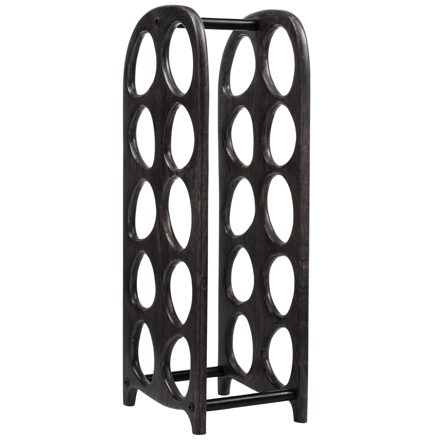 Portabottiglie in legno di mango Suvi 67x27 cm