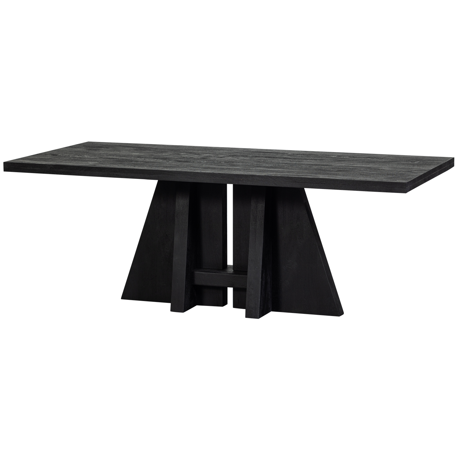 Tavolo da pranzo in legno di mango nero Kean