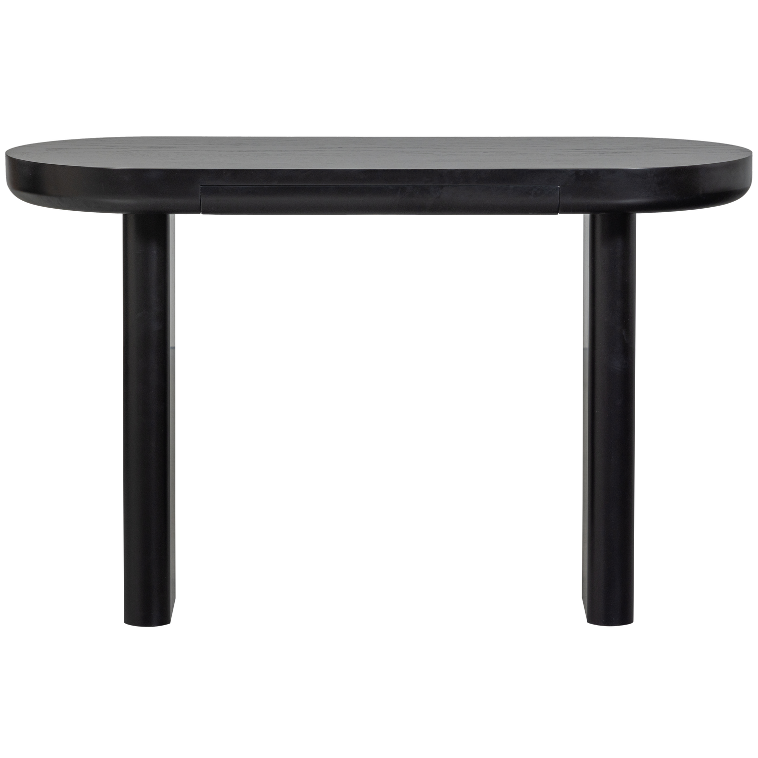 Bureau/table basse plaqué noir Mael 75x120 cm