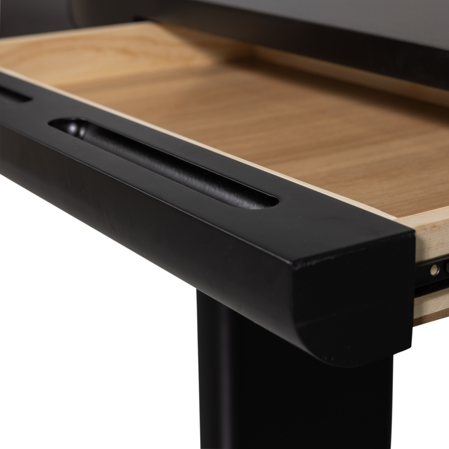 Bureau/table basse plaqué noir Mael 75x120 cm