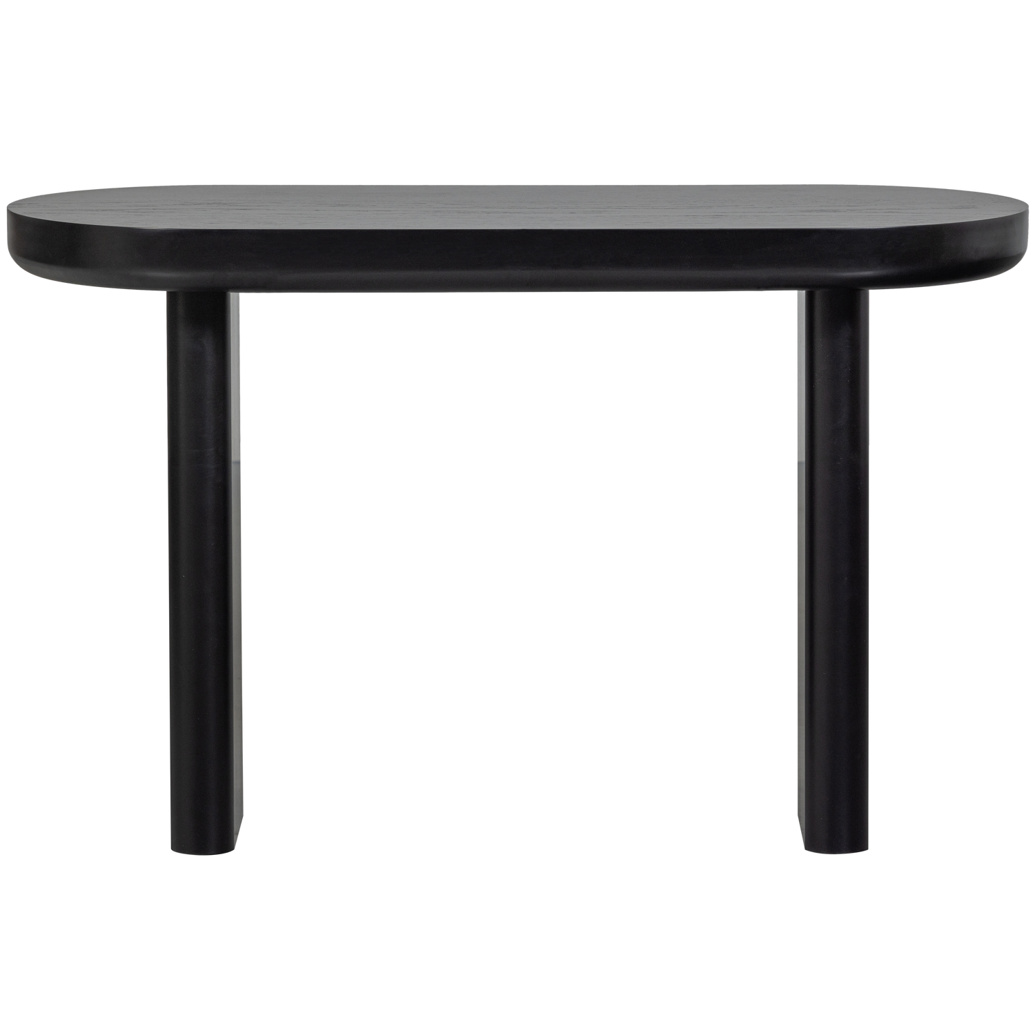 Bureau/table basse plaqué noir Mael 75x120 cm