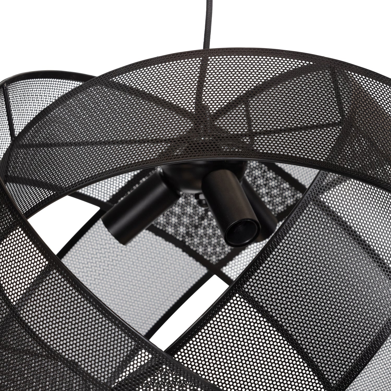 Lampada a sospensione nera Arie 40x50cm