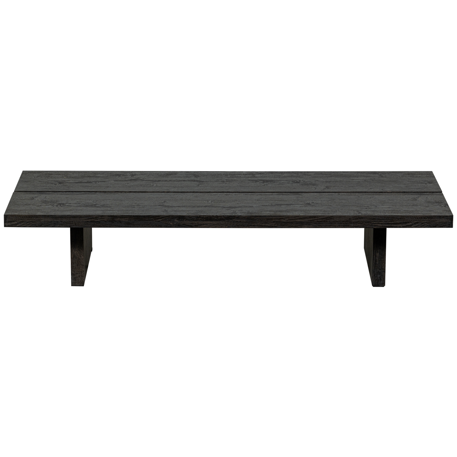 Tavolino in mdf marrone scuro Lion 25x140 cm