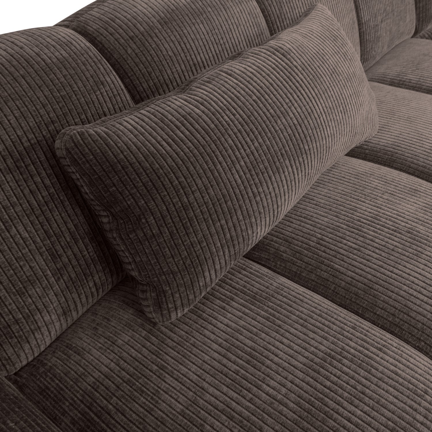 Coussin en tissu côtelé Mojo 30x70cm