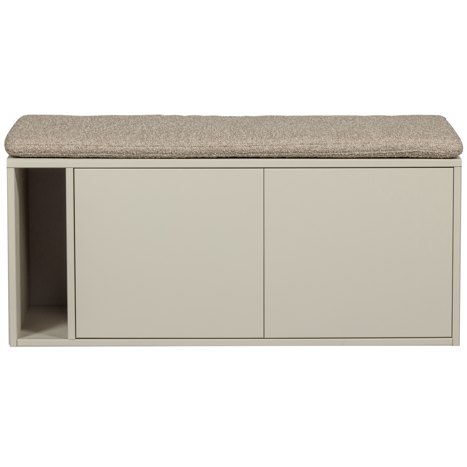 Panca/mobile TV 2 ante in legno di pino Settle Down 108x44 cm