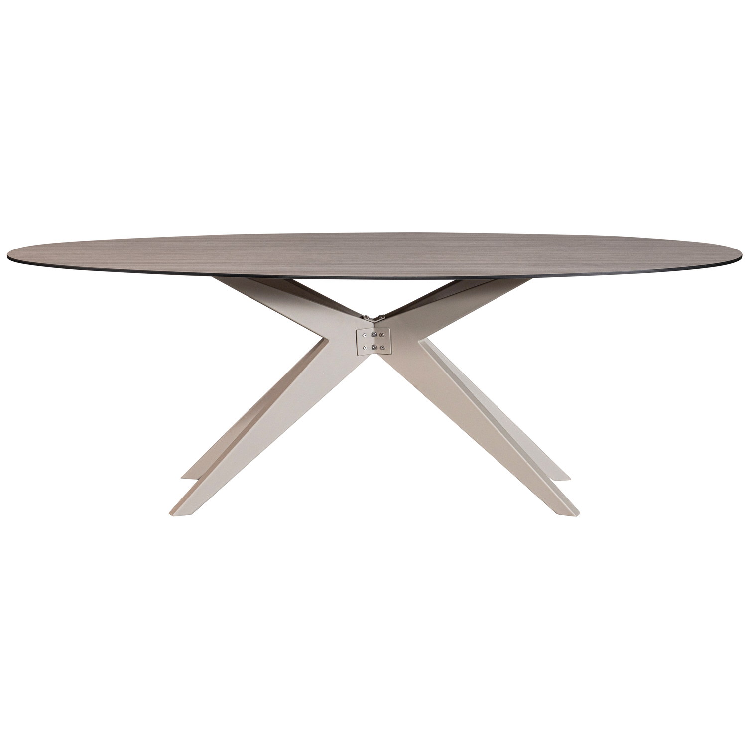 Tavolo da pranzo da esterno in alluminio Elk 220x75 cm