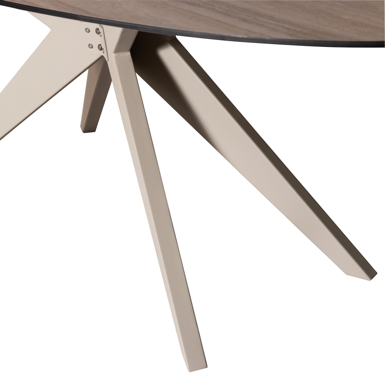 Tavolo da pranzo da esterno in alluminio Elk 220x75 cm