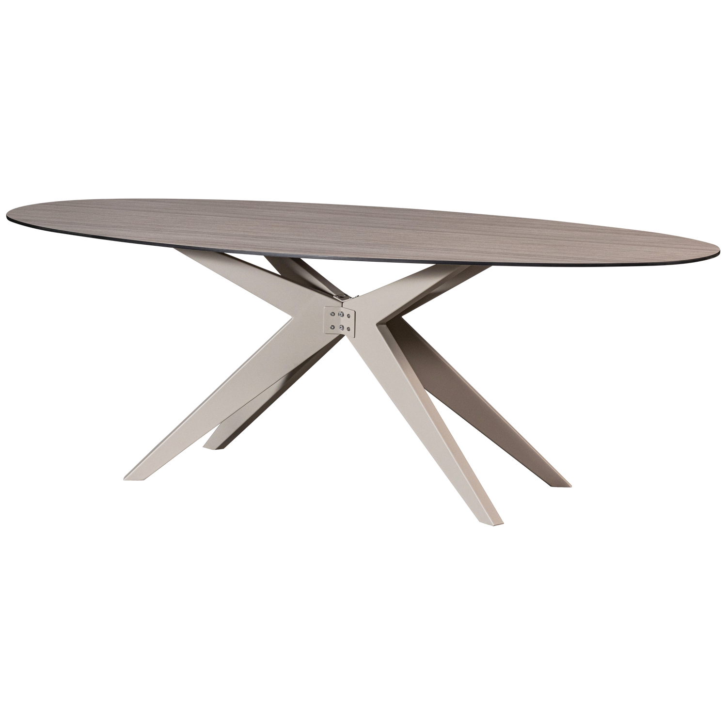 Tavolo da pranzo da esterno in alluminio Elk 220x75 cm