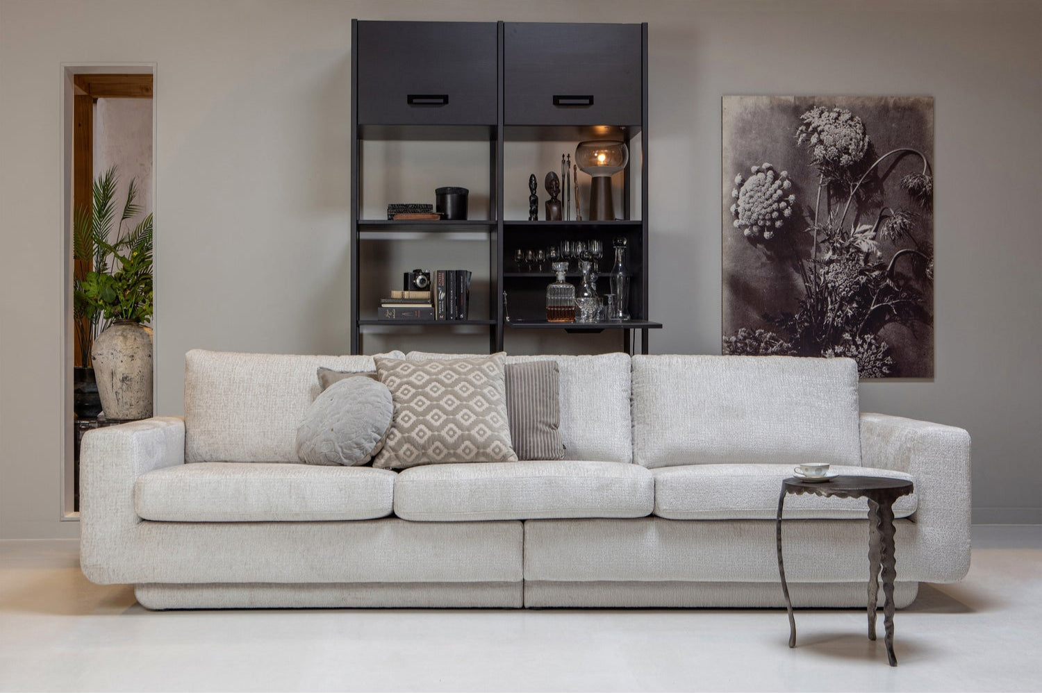 Armadio in acciaio nero opaco Legacy 220x123 cm