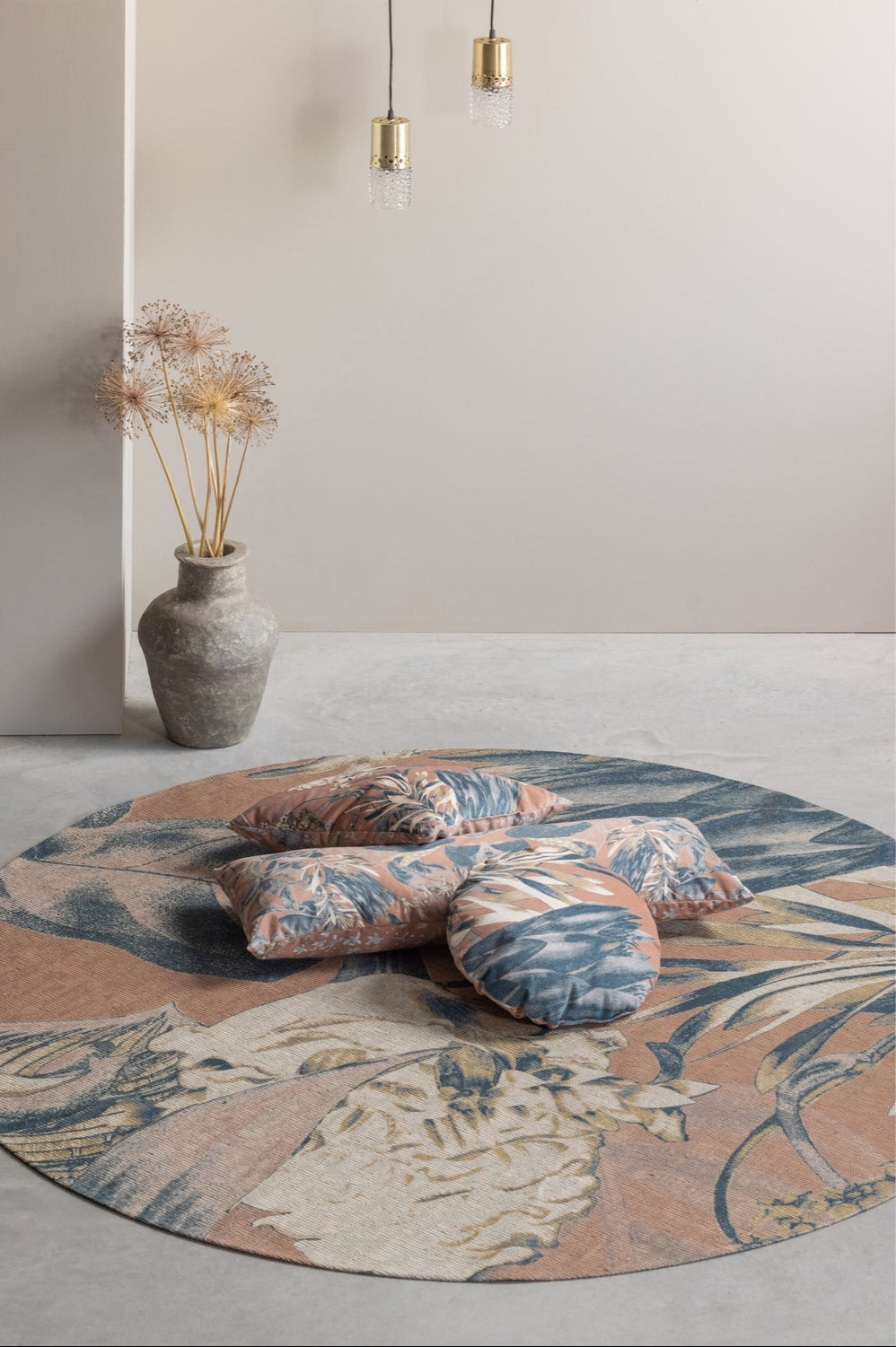 Cuscino rettangolare in velluto Bouquet 35x100 cm