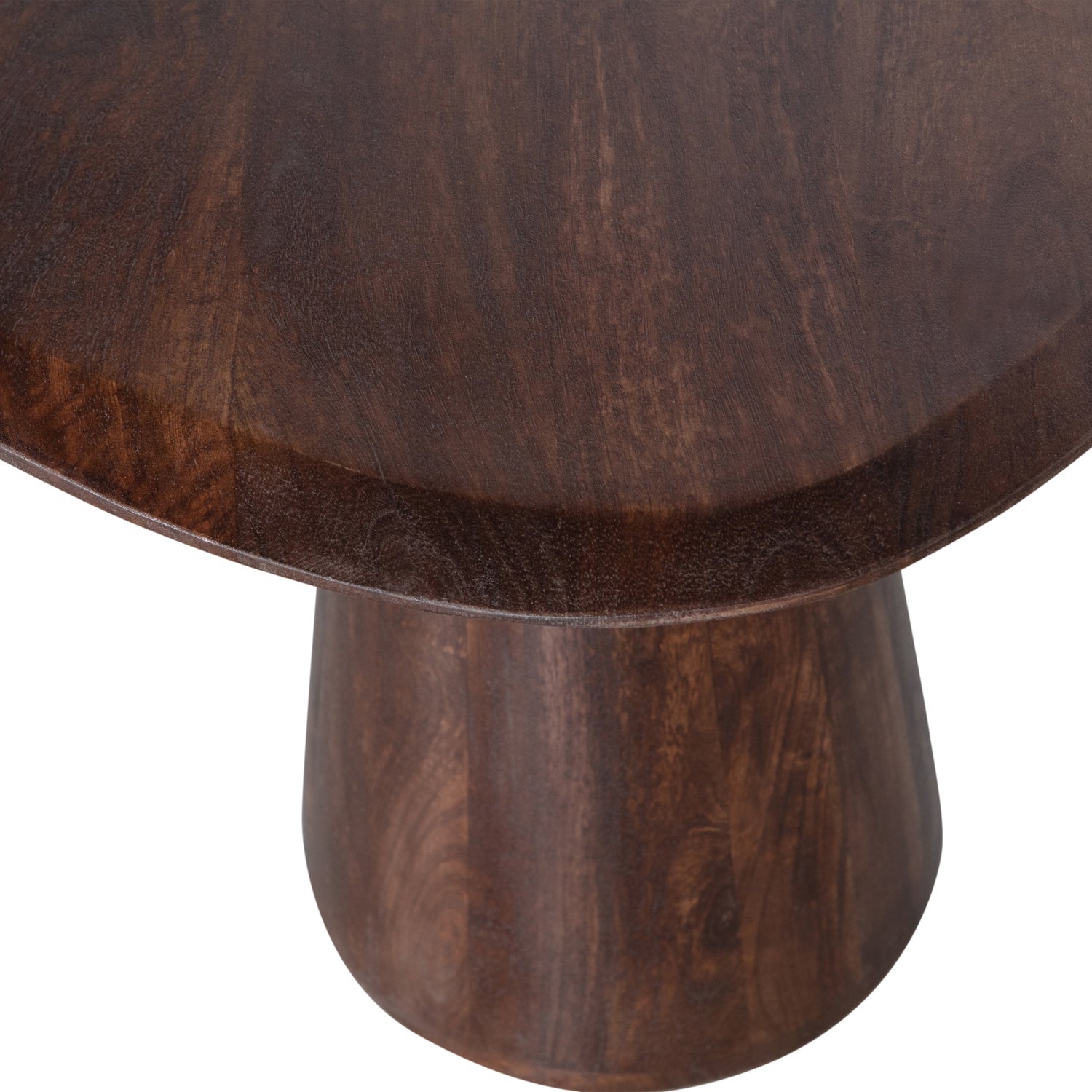 Table basse en bois de manguier noyer Posture