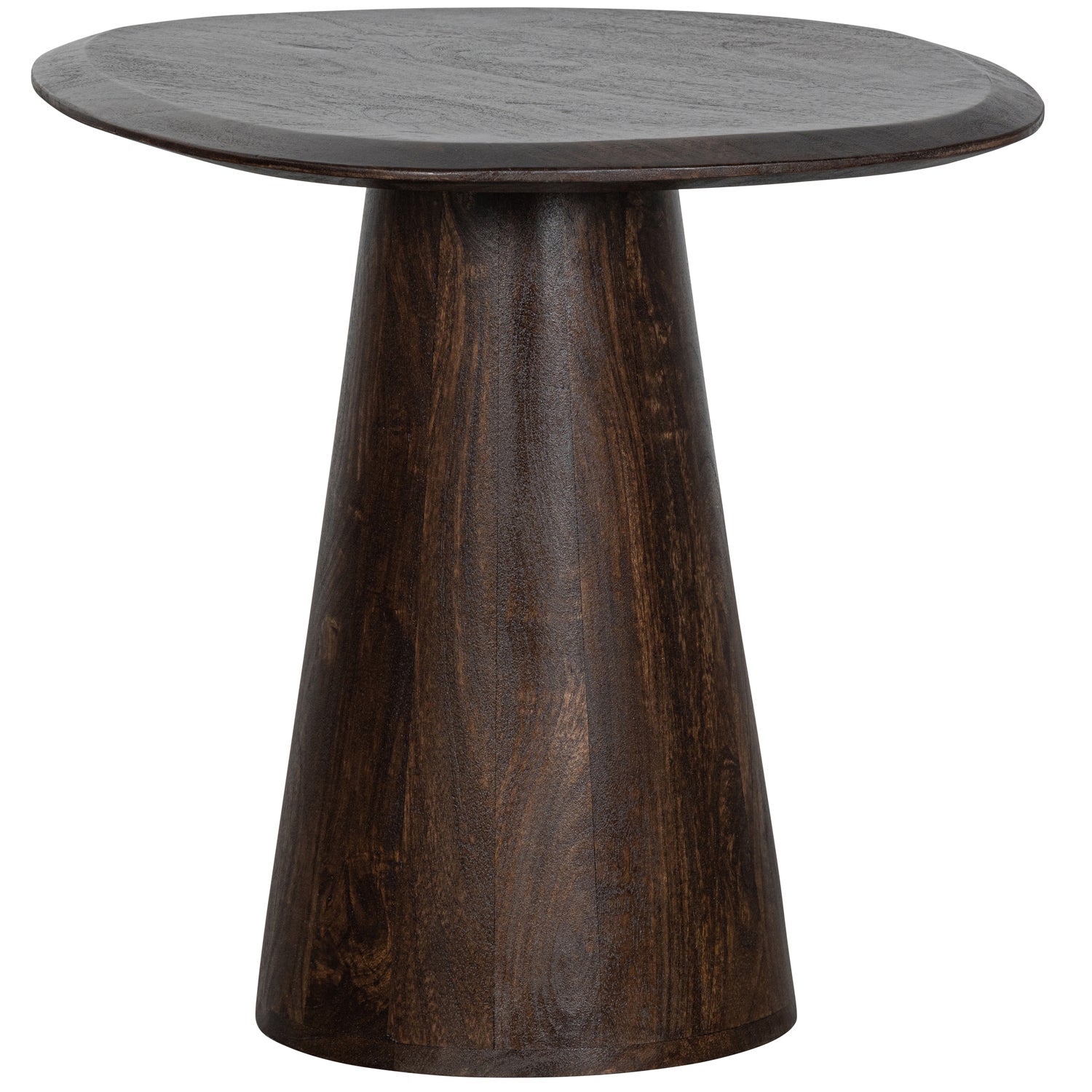 Table basse en bois de manguier noyer Posture