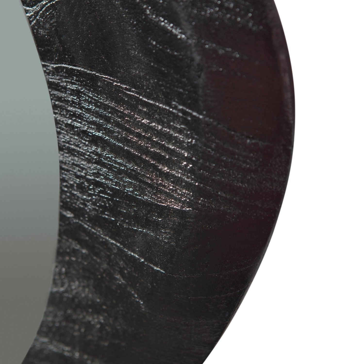 Specchio con cornice in legno nera opaca Enclose 70x60 cm