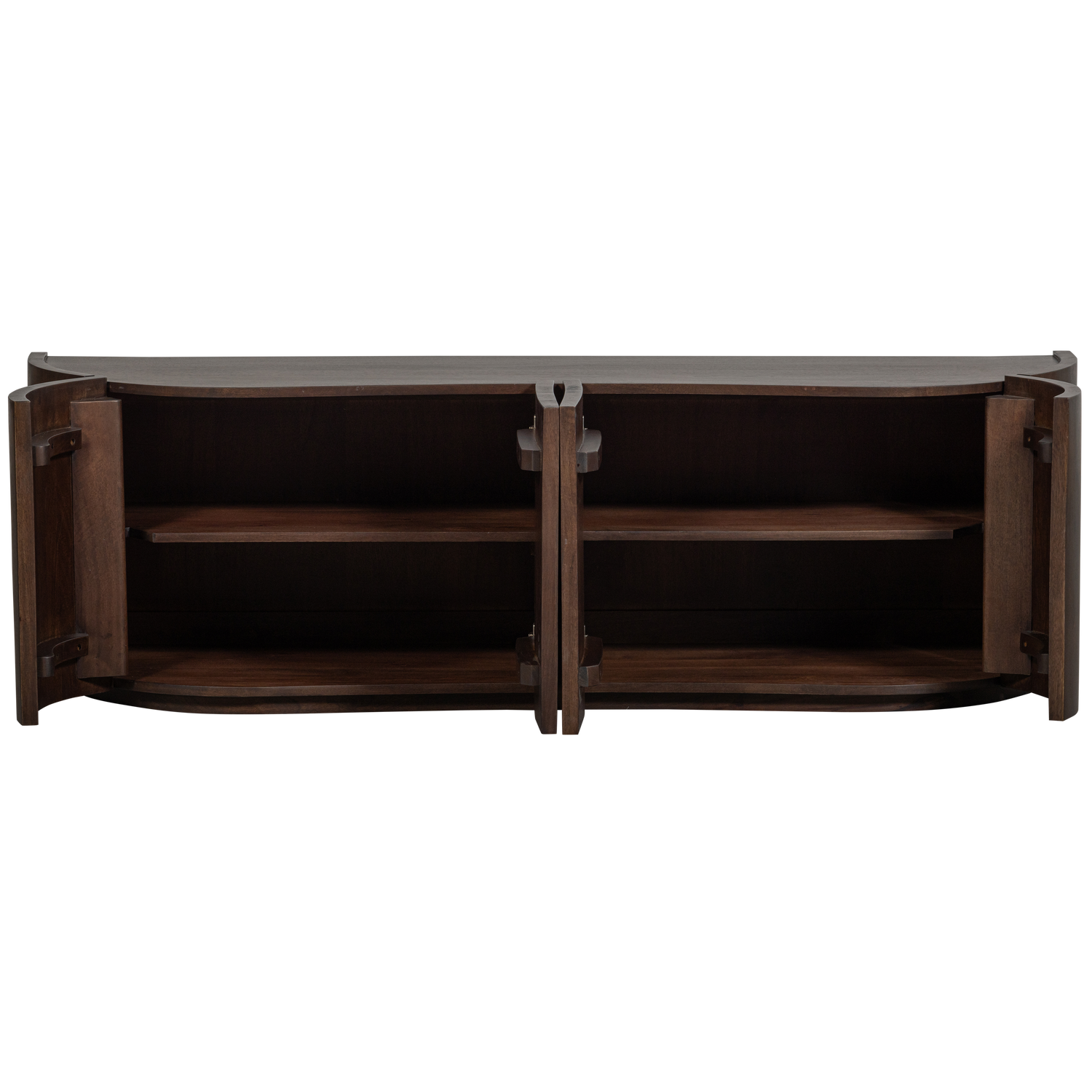 Madia 4 ante in legno di mango Sense 50x160 cm