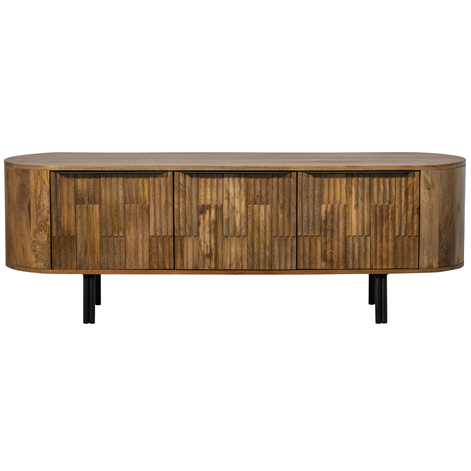 Meuble TV en bois de manguier Effortless 50x147cm