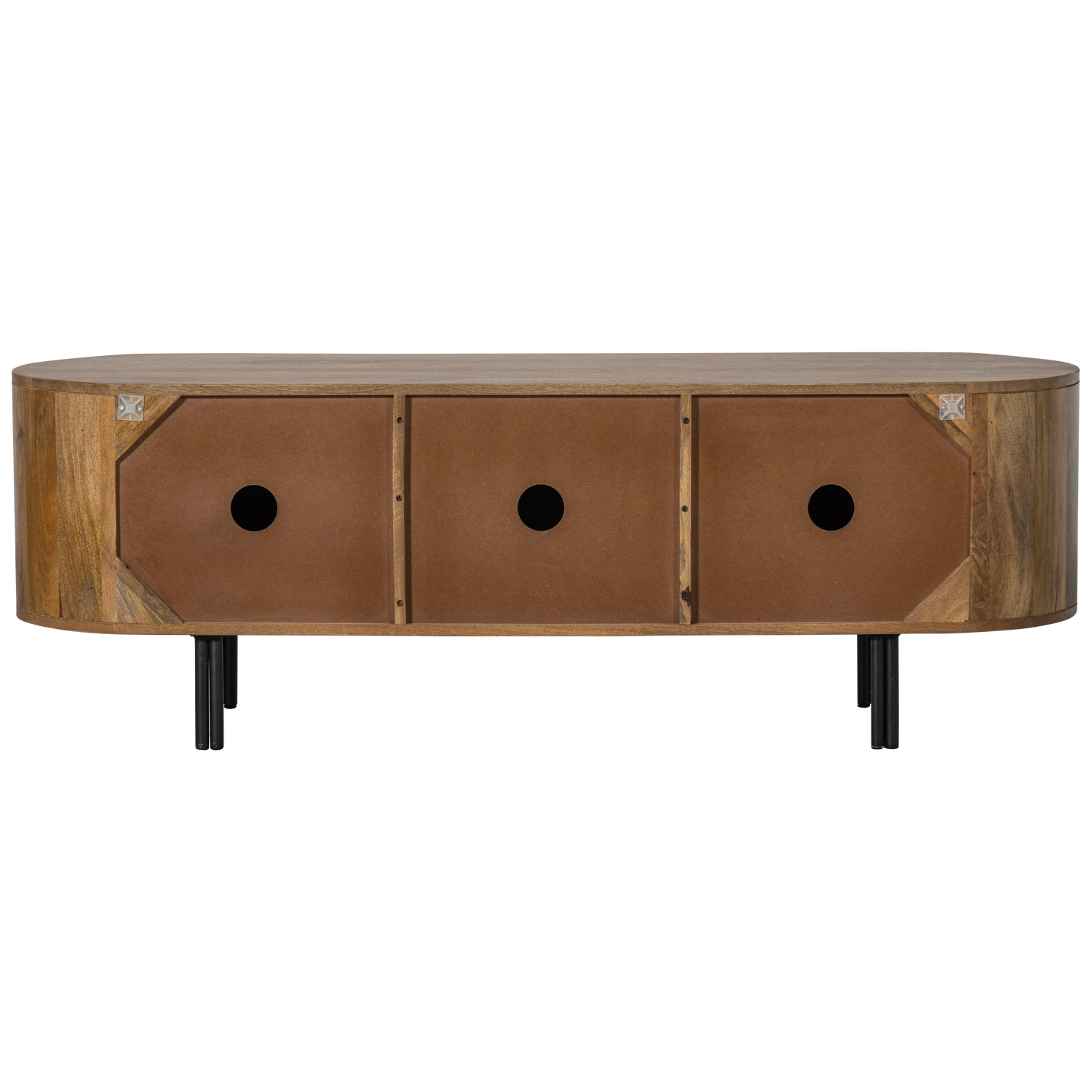 Meuble TV en bois de manguier Effortless 50x147cm