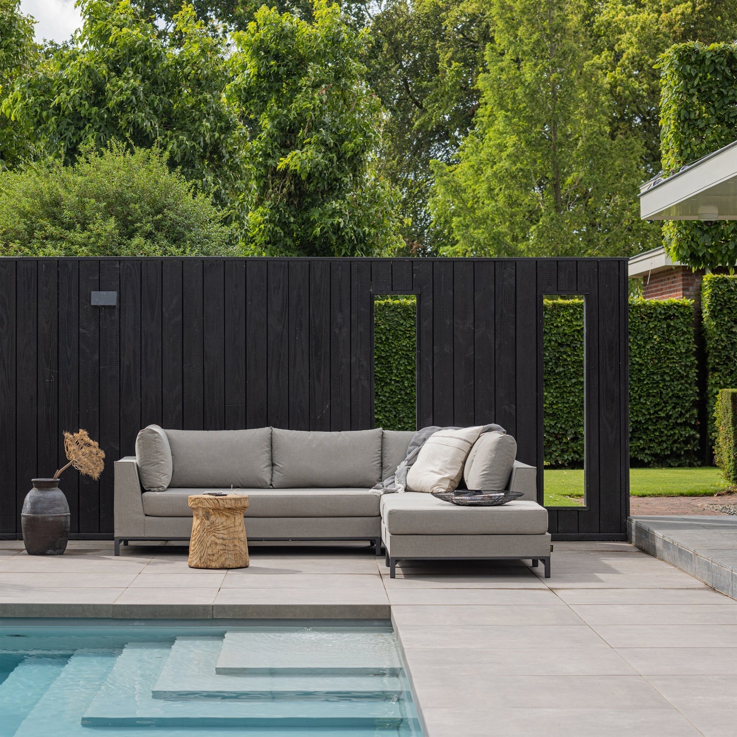 Tavolino da giardino Cache 43x37 cm