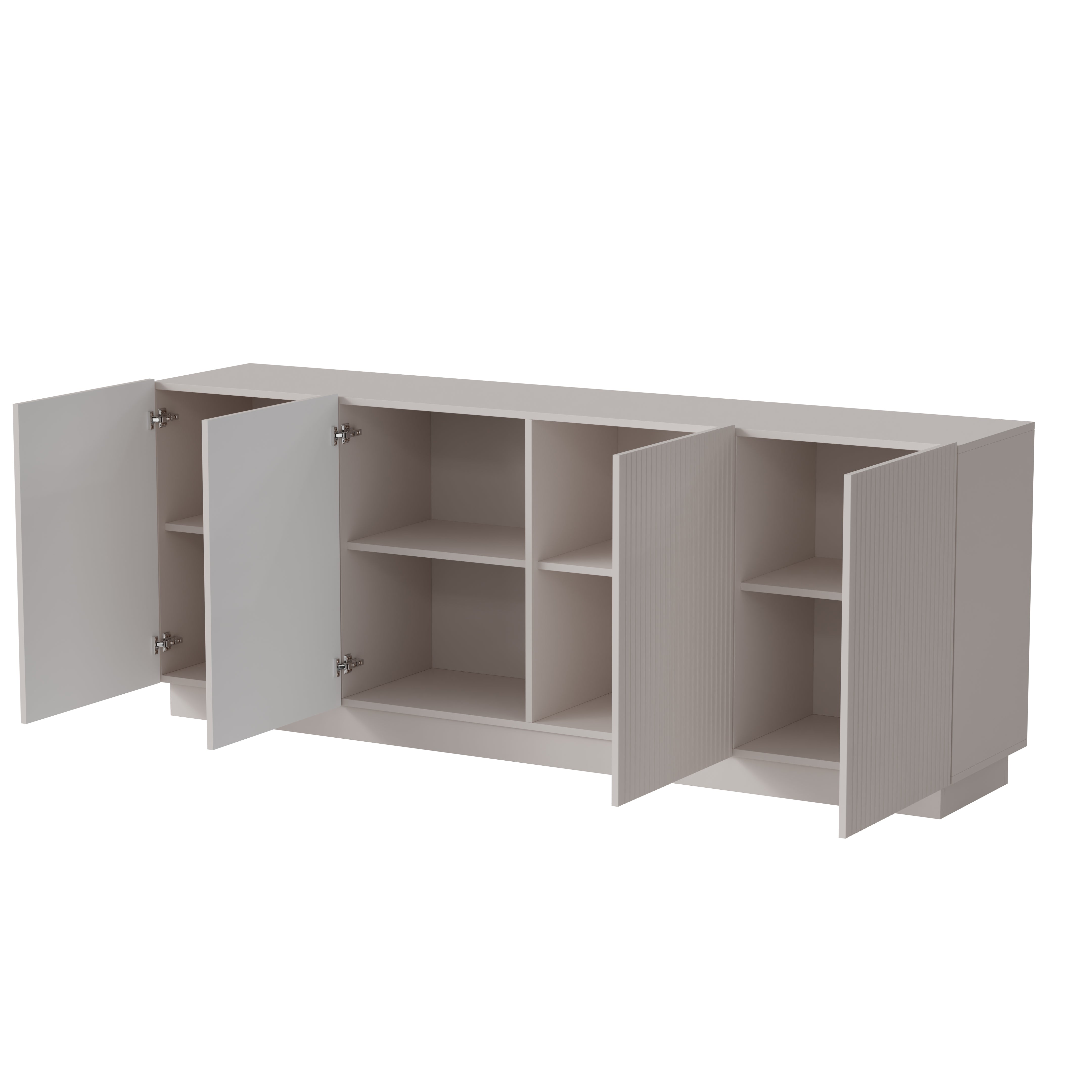 Buffet 4 portes Claire 200x78 cm