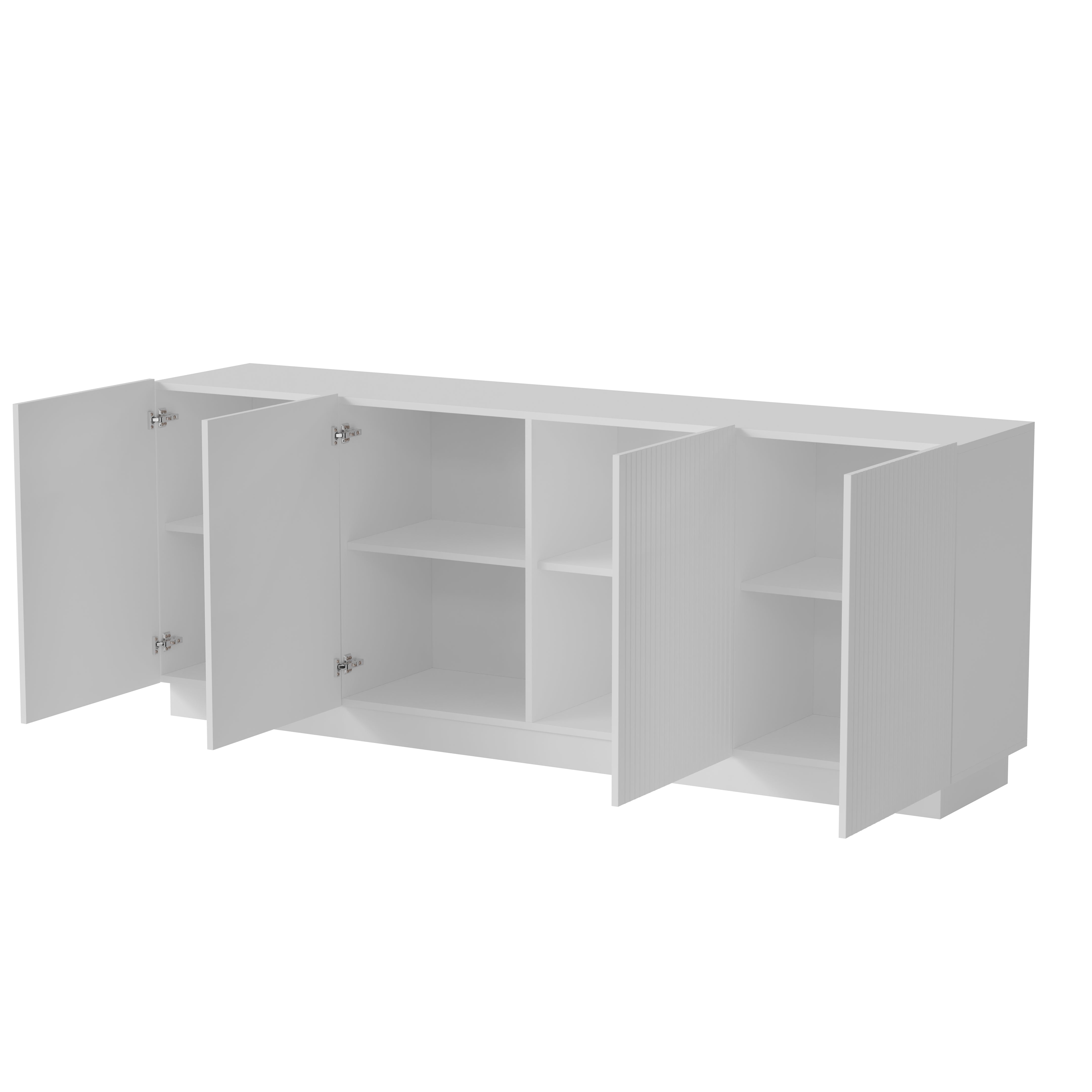 Buffet 4 portes Claire 200x78 cm