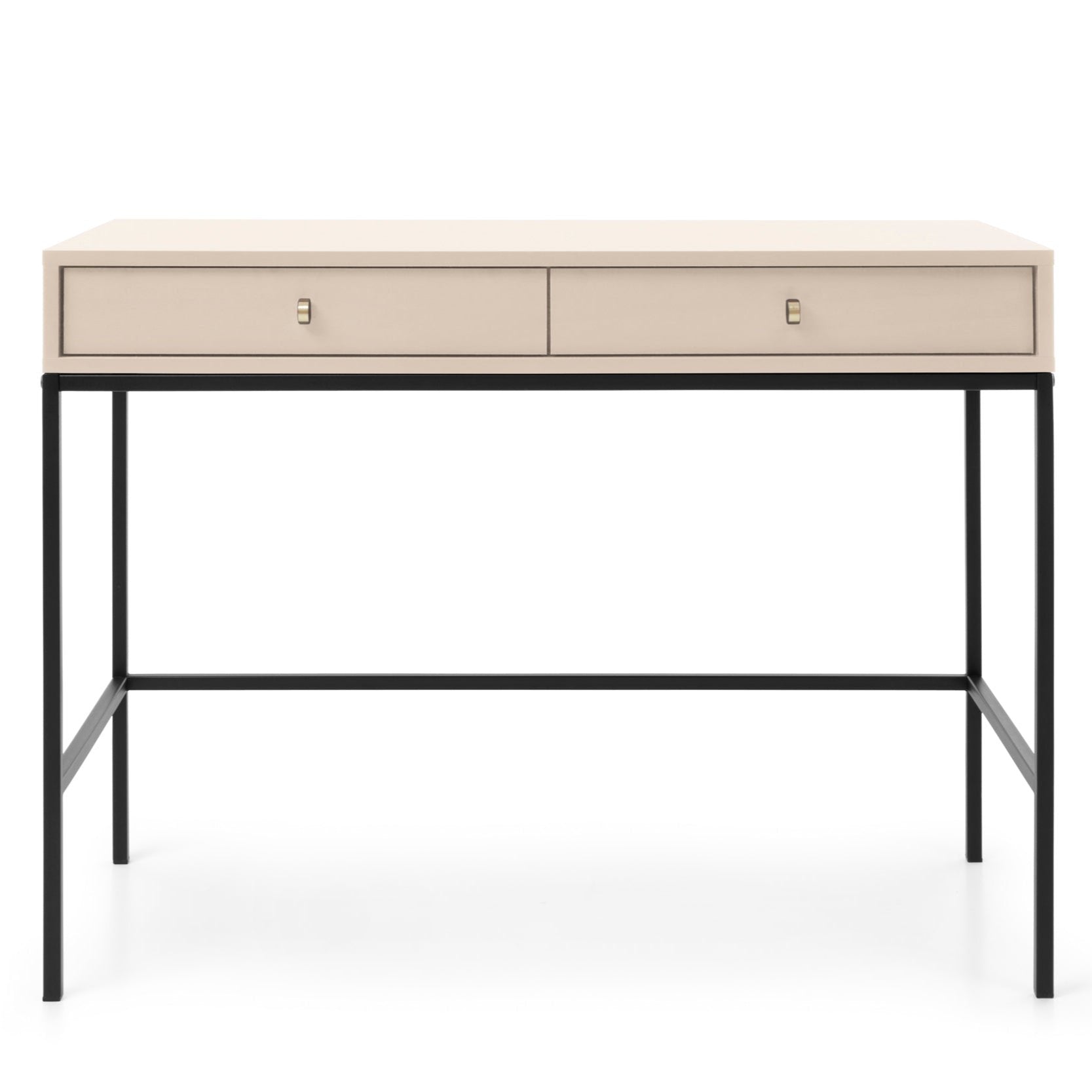 Console d'entrée 2 tiroirs en bois laminé Canterno 104x77 cm