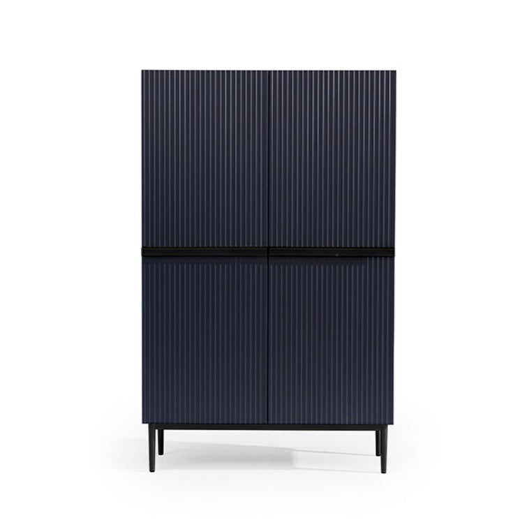 Buffet 2 portes 100 x 160 cm Nicole avec pied en métal noir