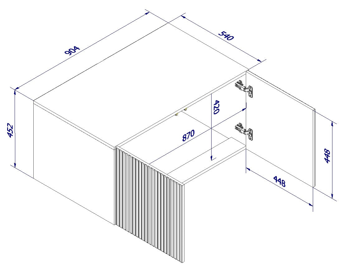 Buffet 2 portes Bijou