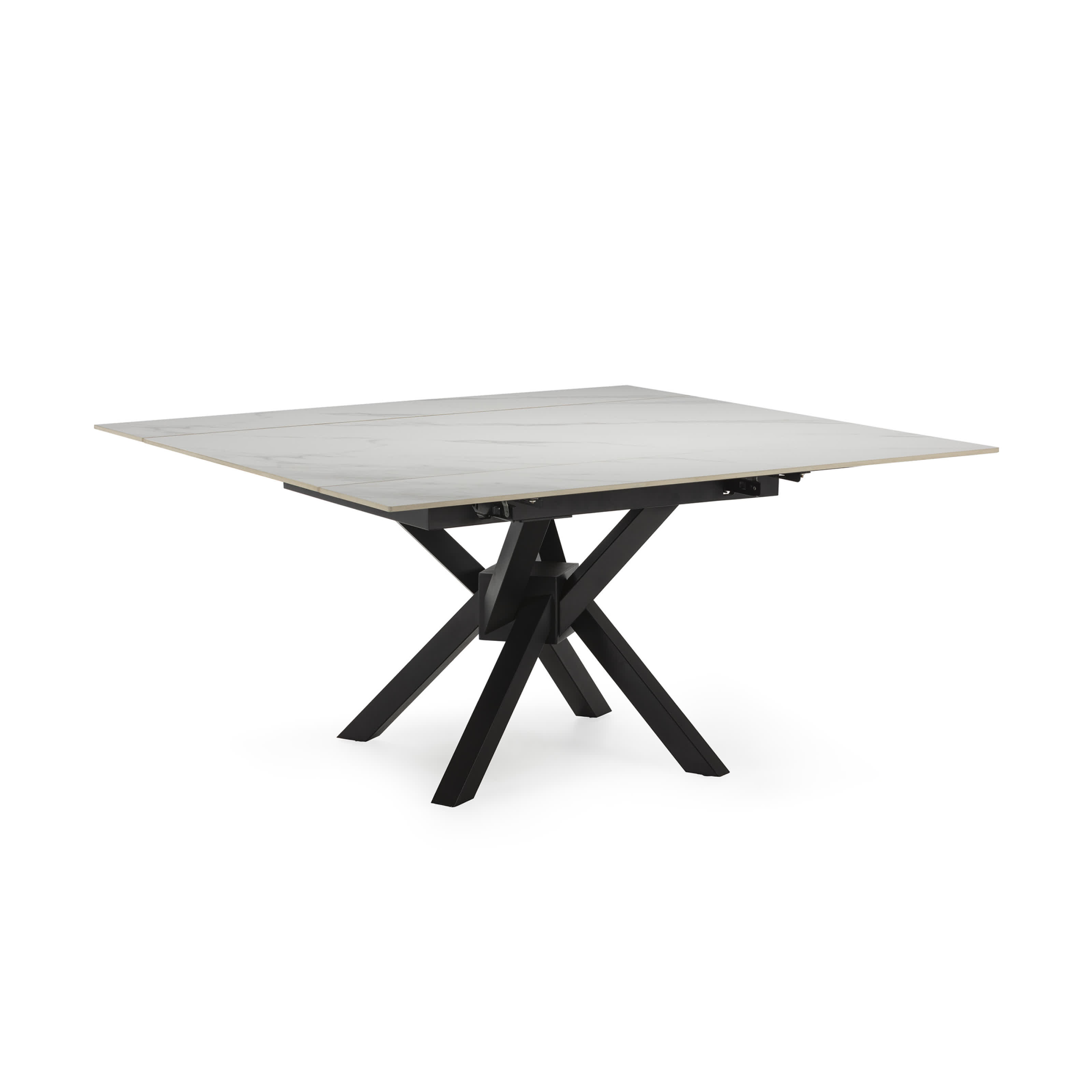 Tavolo quadrato allungabile big size da 6/8 persone Marlene 150x76 cm