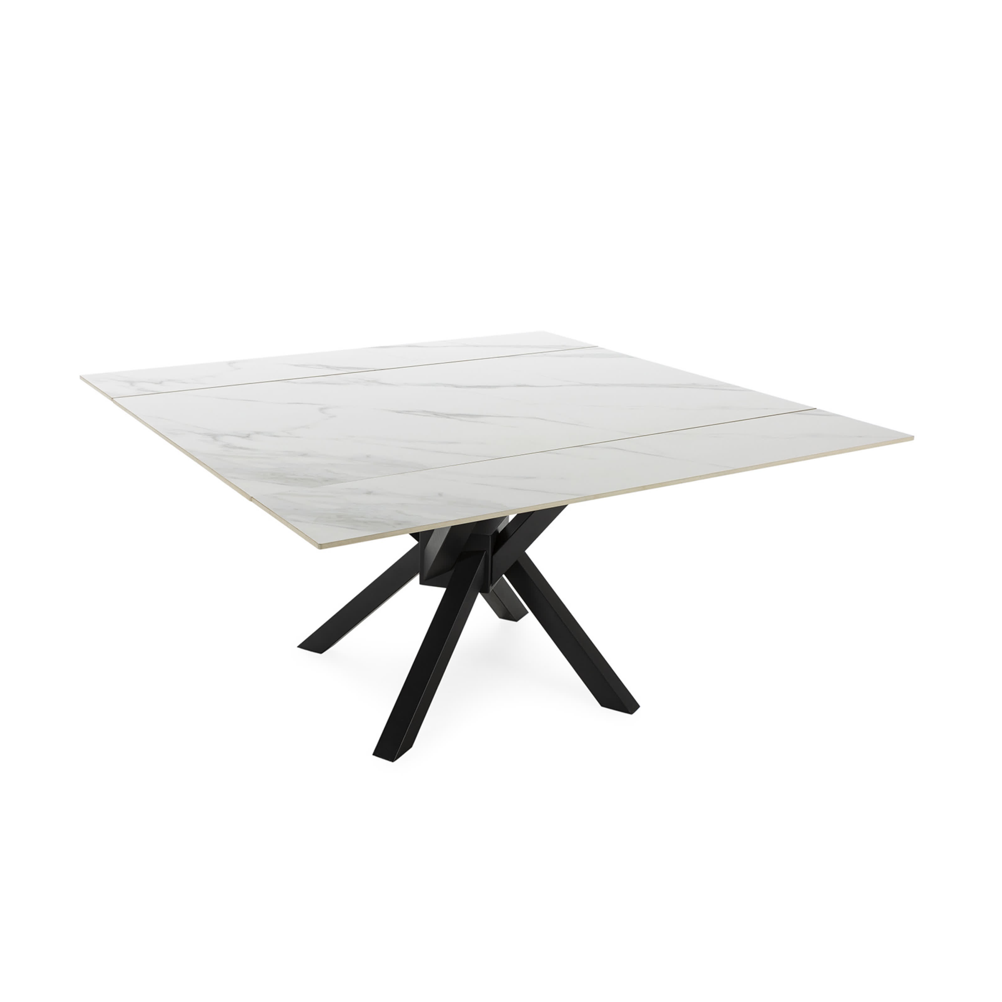 Tavolo quadrato allungabile big size da 6/8 persone Marlene 150x76 cm