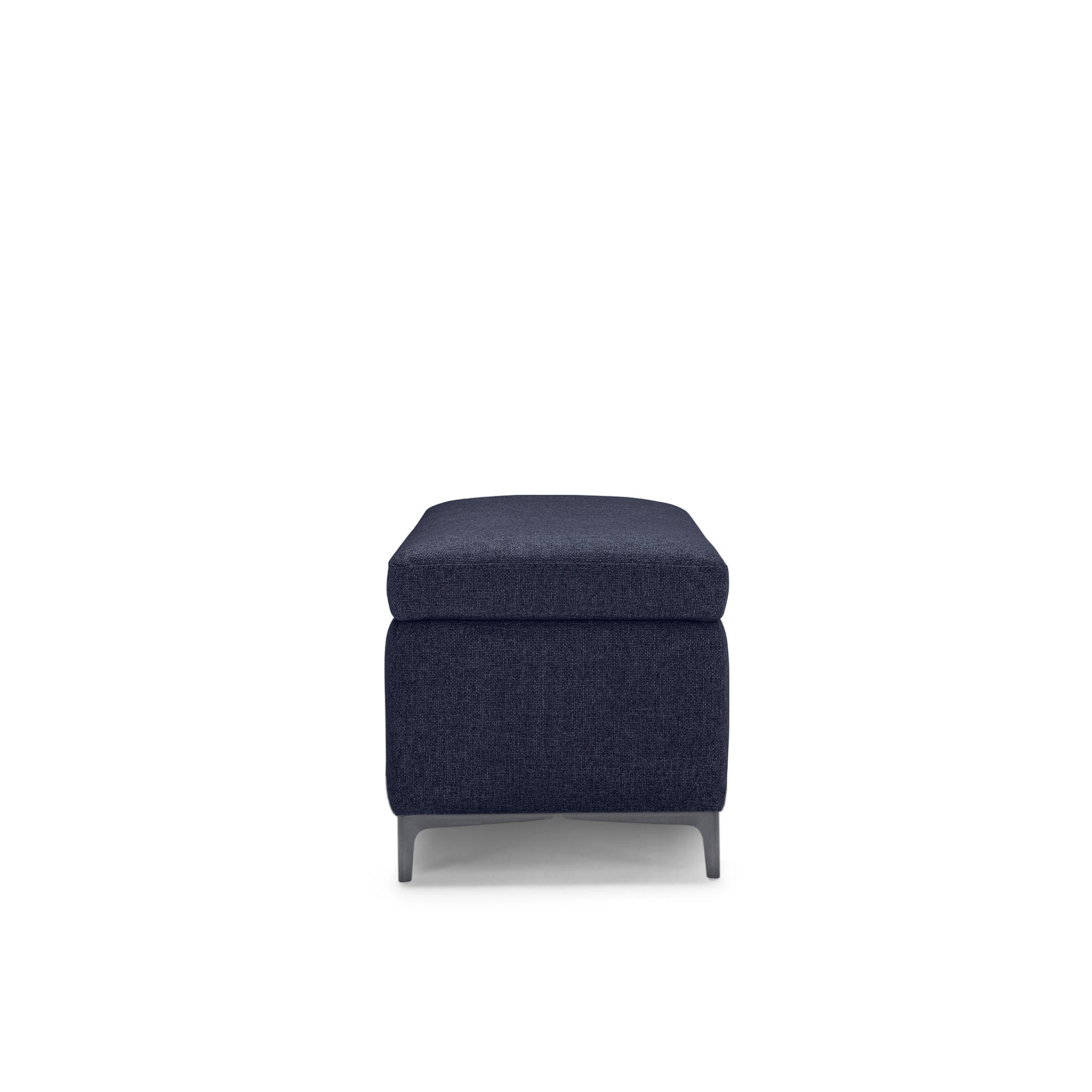 Banc AVIGLIANA 110x50 cm Made in Italy en tissu tramé bleu