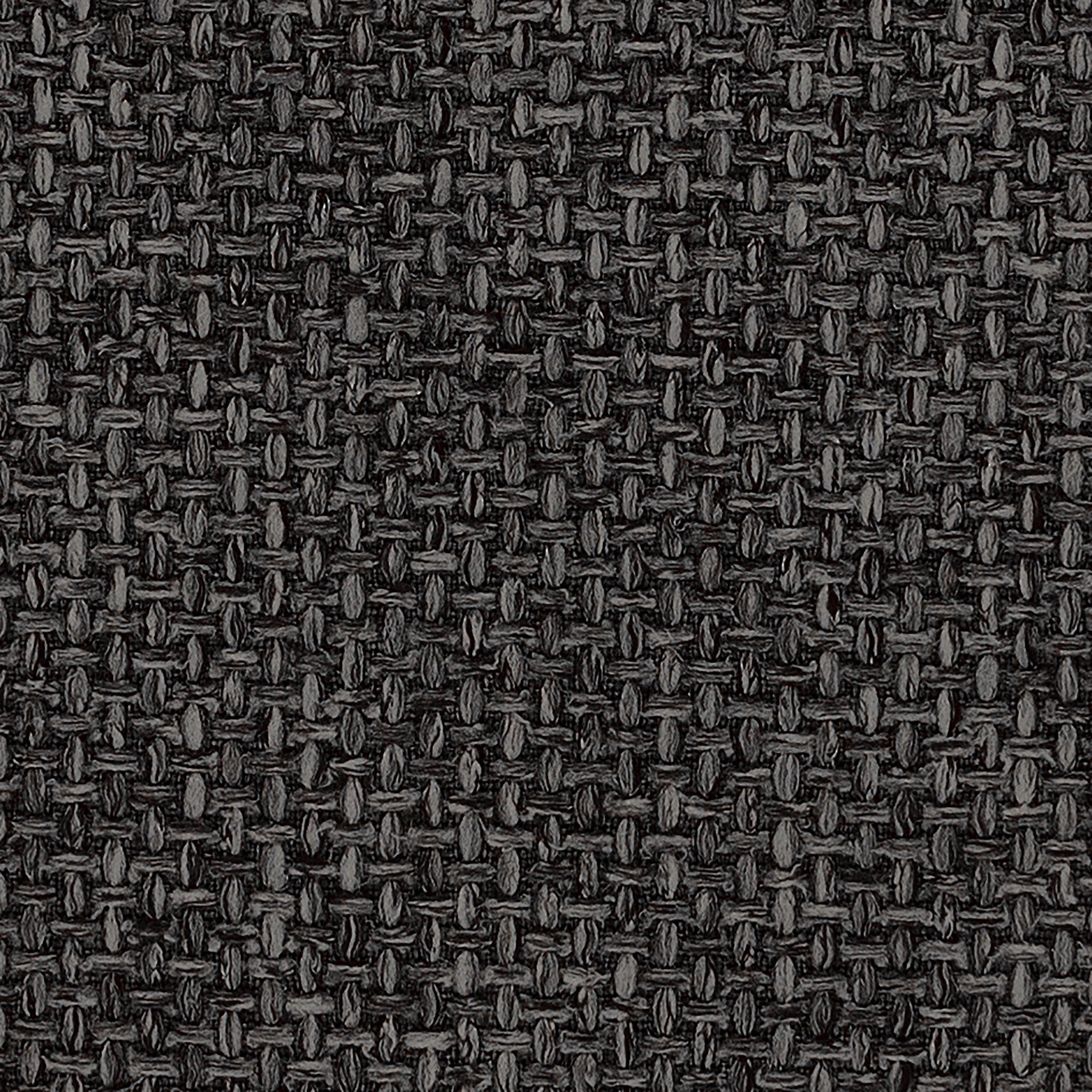 Banc CARAMAGNA 110x45 cm rangement Made in Italy matelassé en tissu texturé anthracite