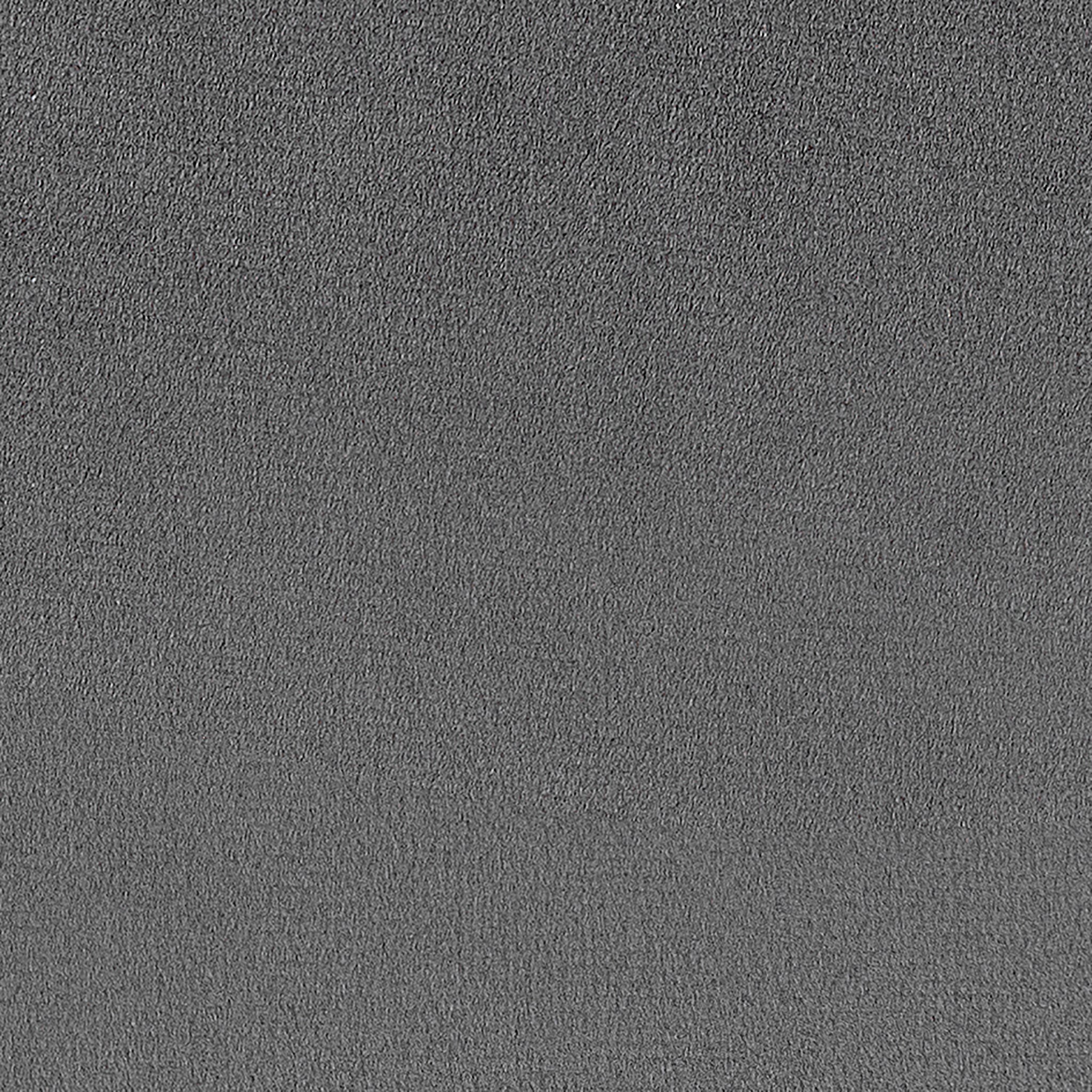 Pouf rangement rond Made in Italy en velours gris avec pieds en métal Peglia