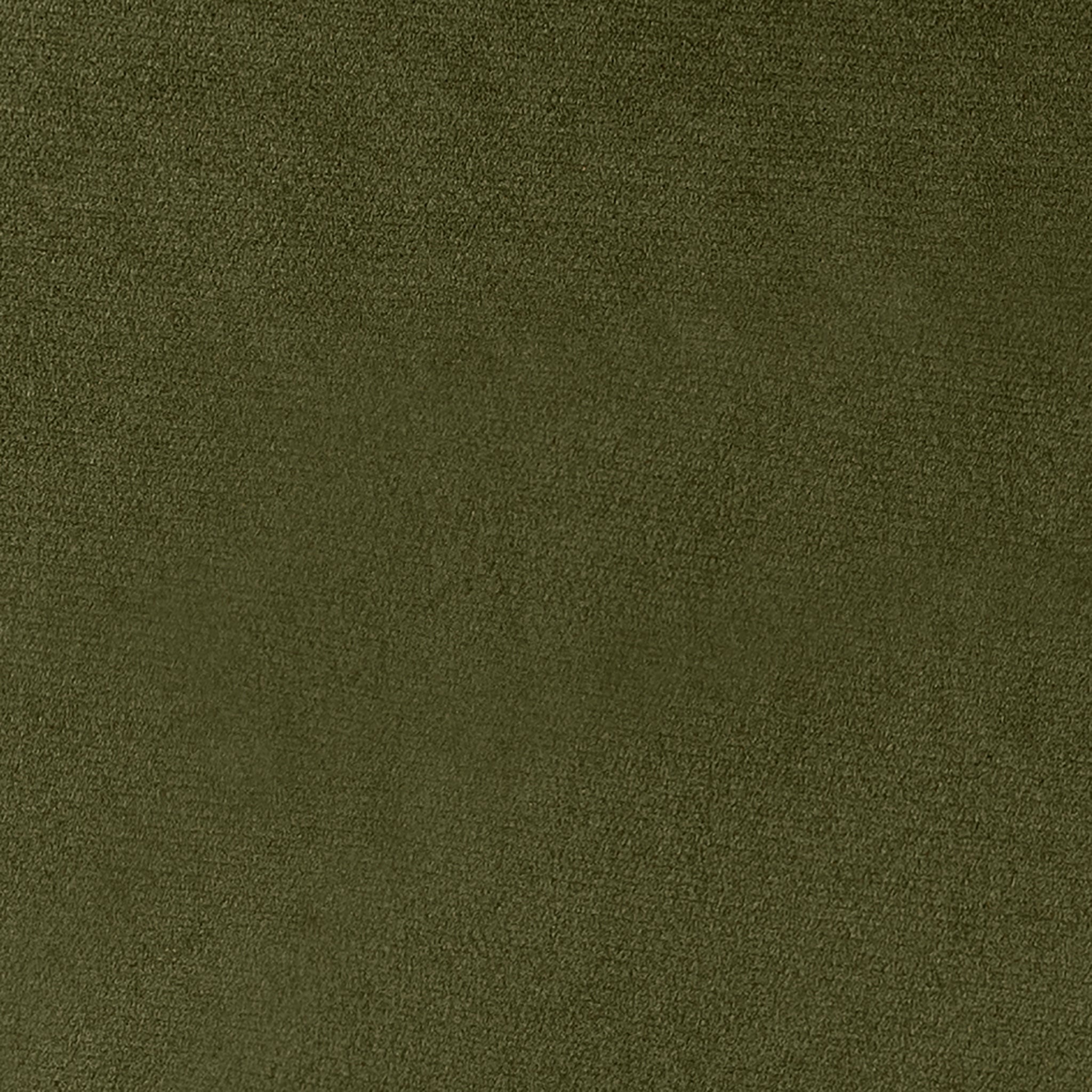 Pouf rangement rond Made in Italy en velours vert Paranà