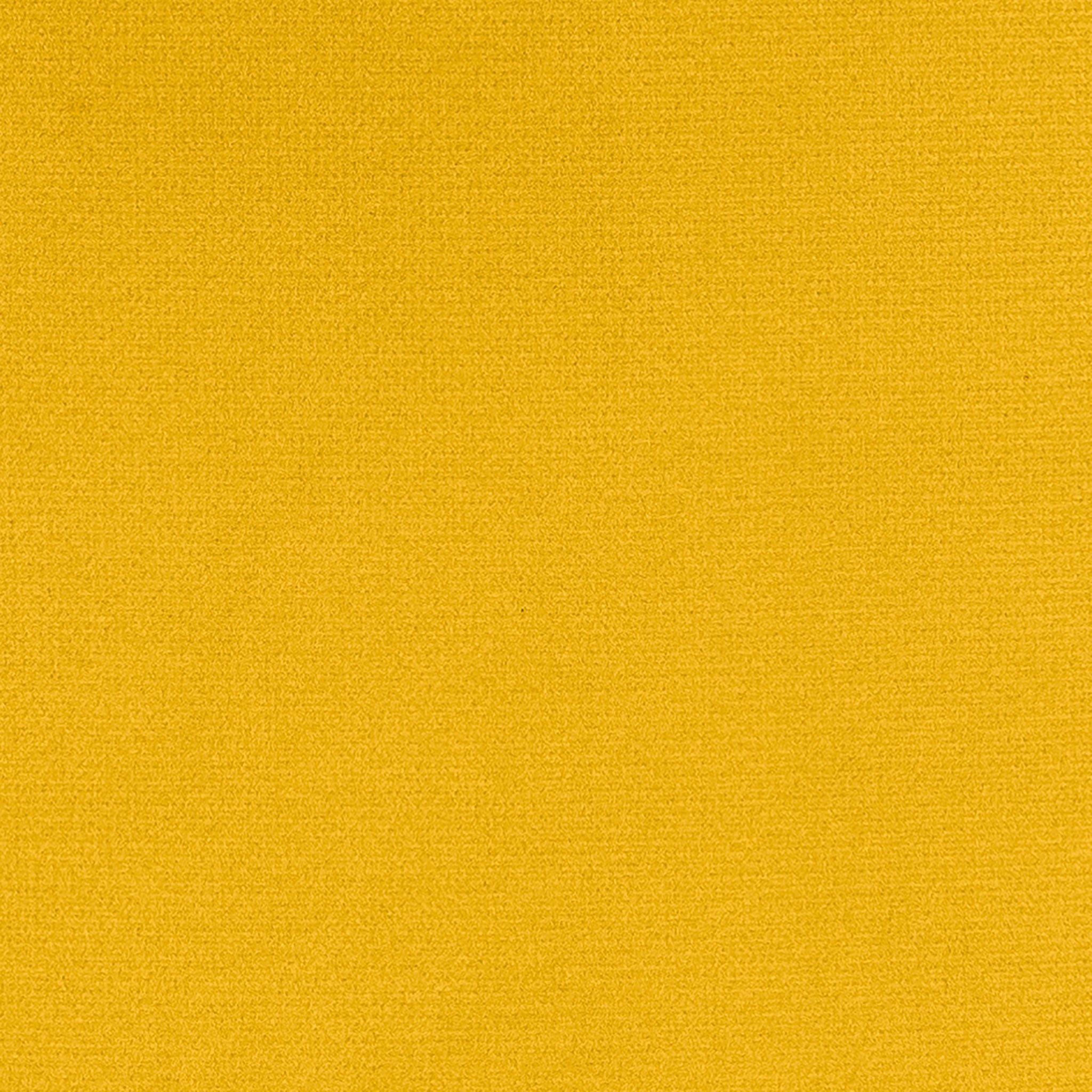 Pouf rangement rond Made in Italy en velours jaune - Paranà