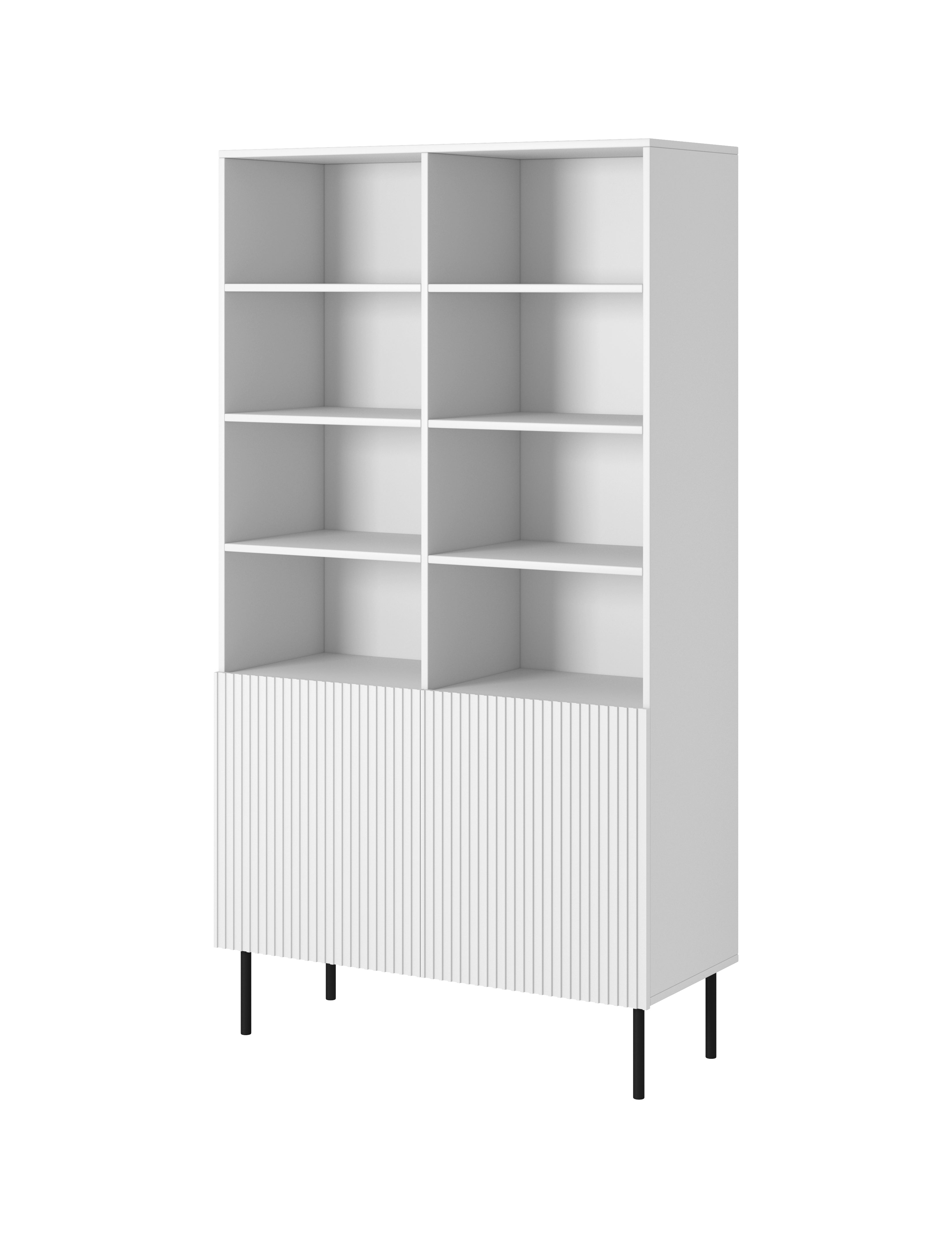 Buffet 2 portes avec pied en métal Bijou 100x178 cm