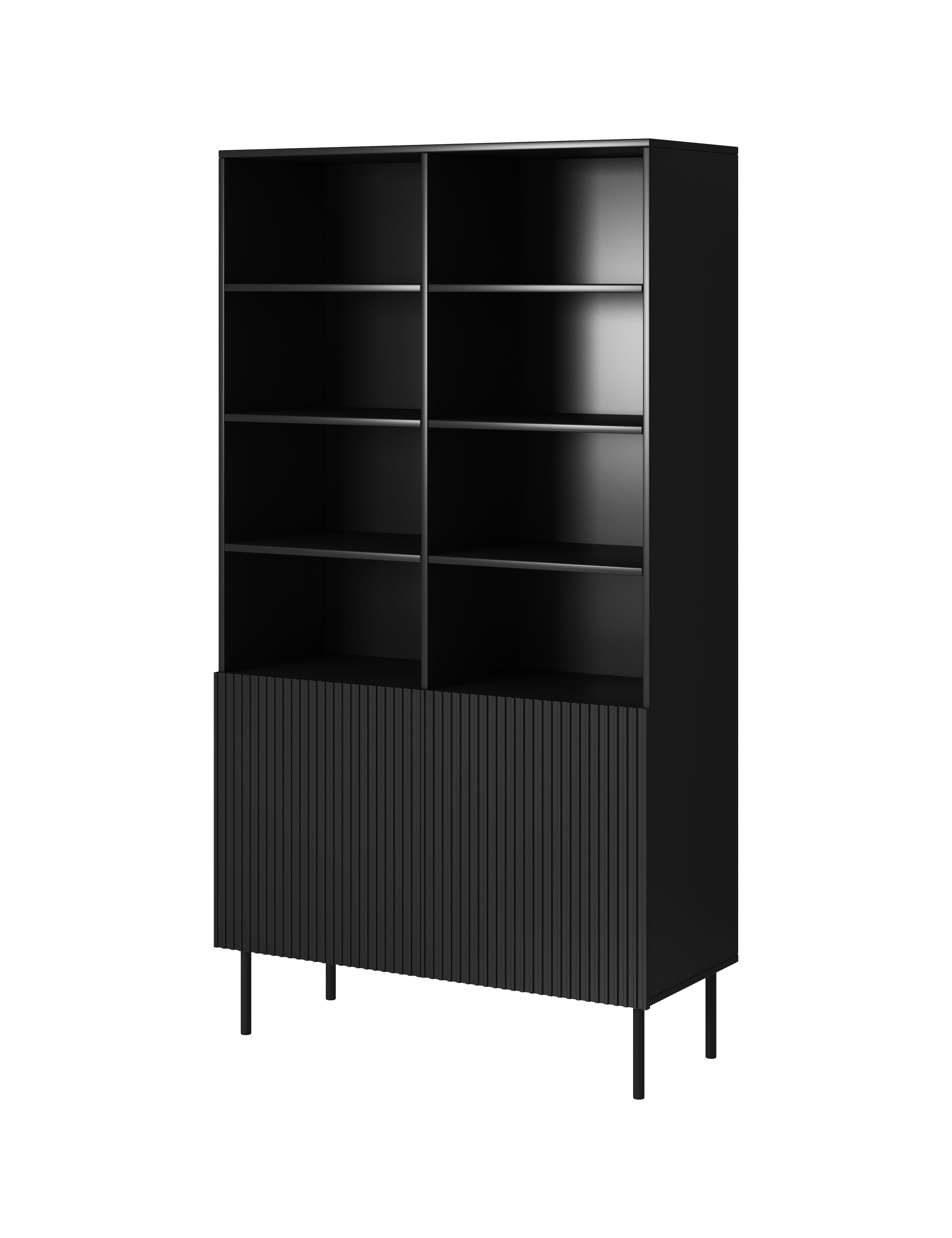 Buffet 2 portes avec pied en métal Bijou 100x178 cm