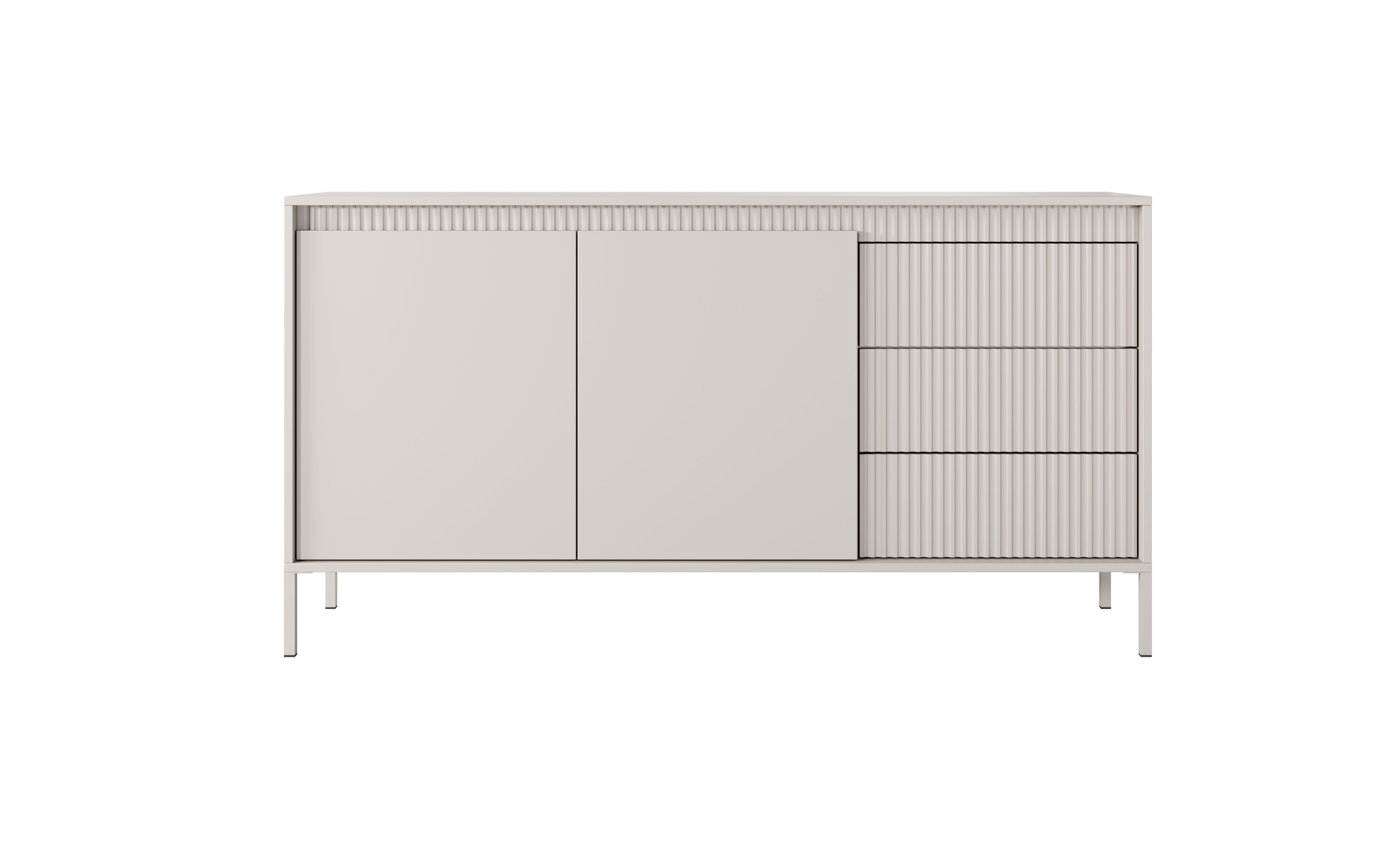 Madia con 2 ante e 3 cassetti Nemi 153x81 cm