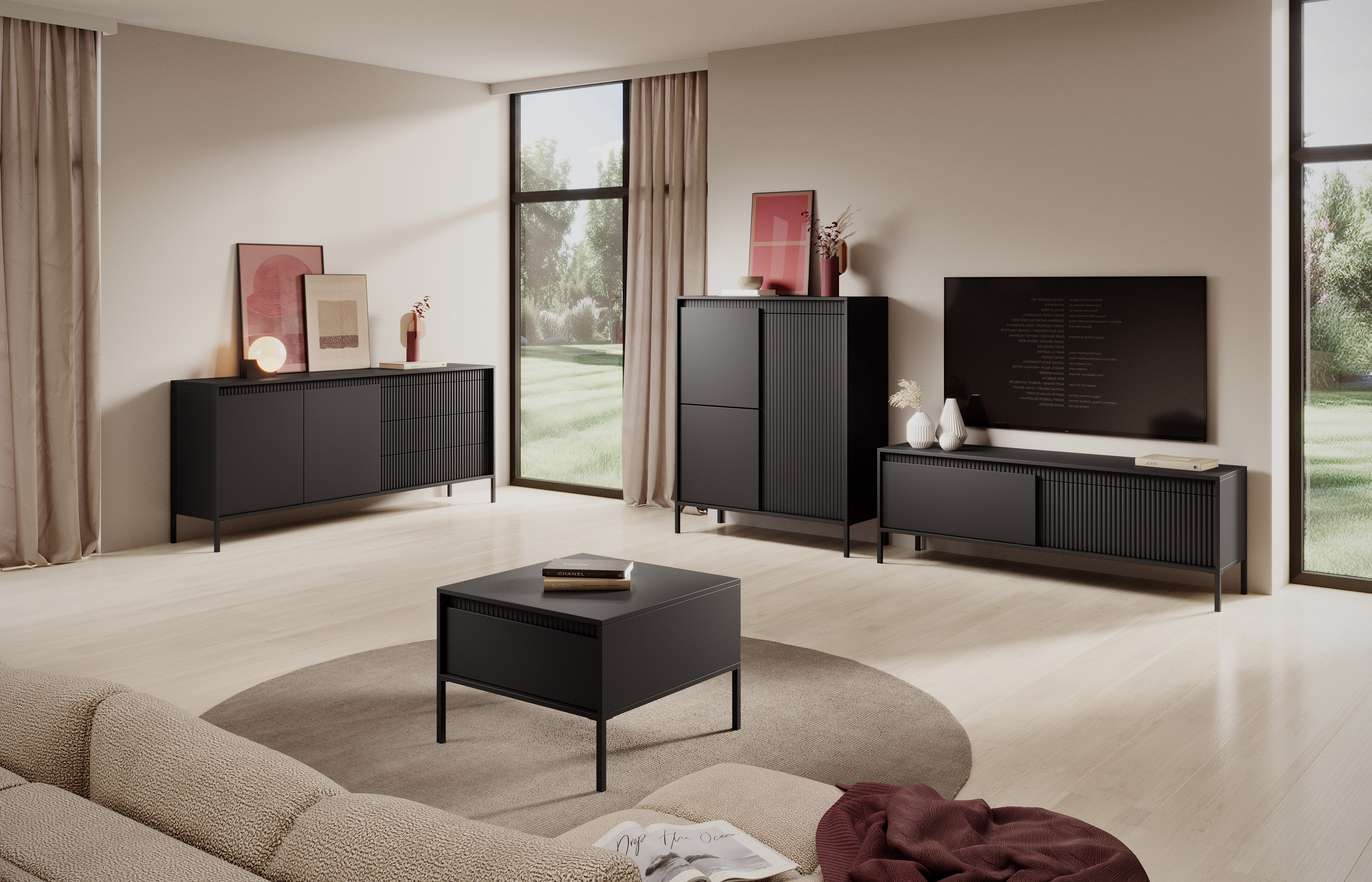 Credenza con 2 ante Nemi 103x123 cm