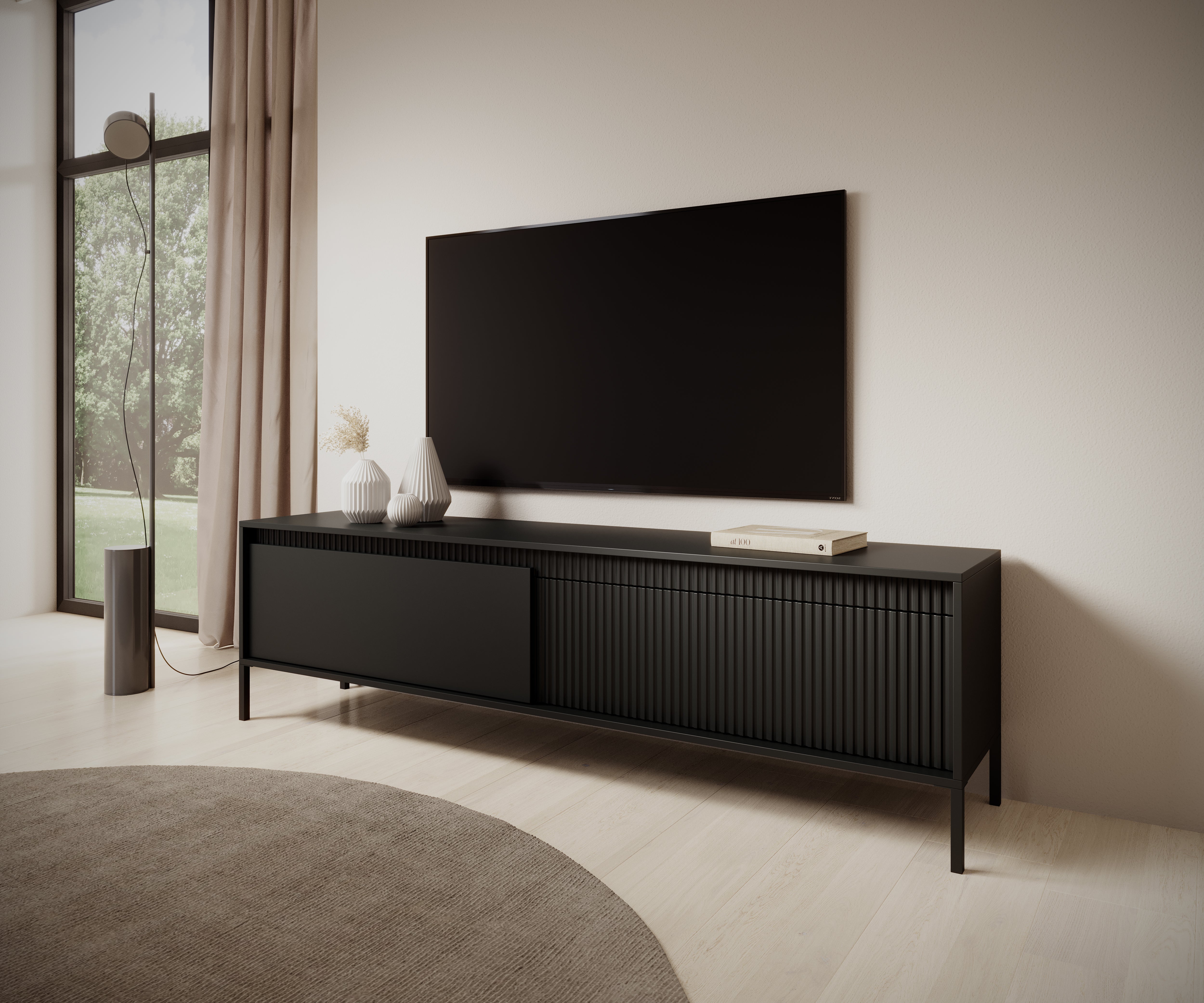 Mobile TV con 2 ante Nemi 187x53 cm