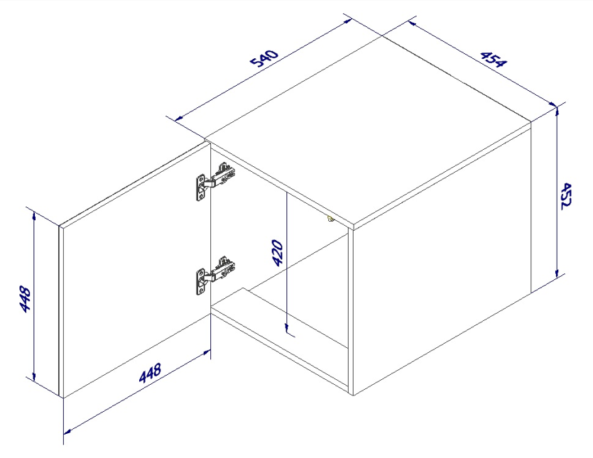 Buffet 1 porte Bijou
