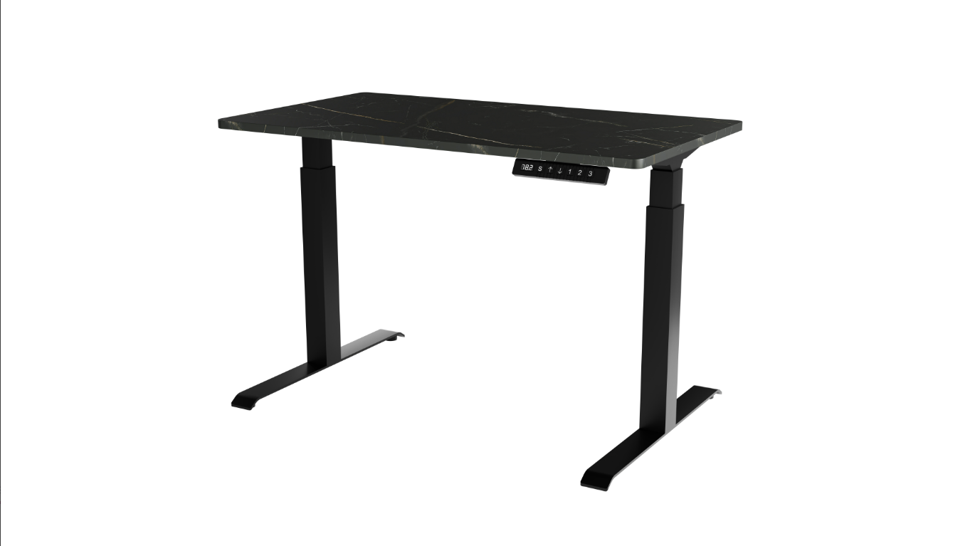 Bureau réglable avec pied en métal Cocoon