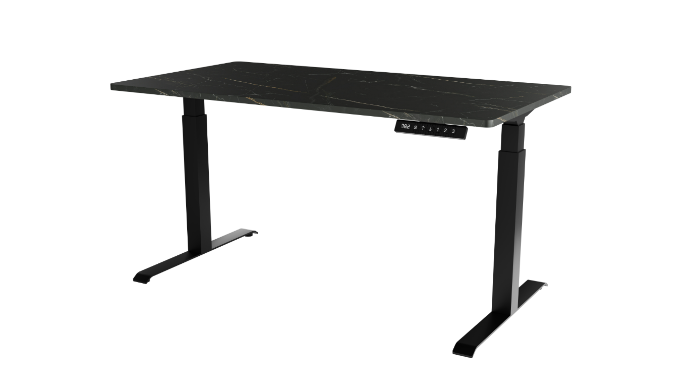 Bureau réglable avec pied en métal Cocoon