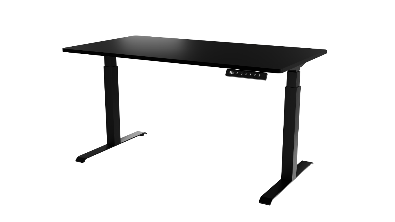 Bureau réglable avec pied en métal Cocoon