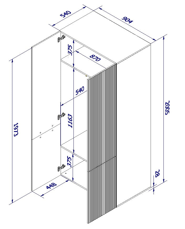Buffet 2 portes Bijou