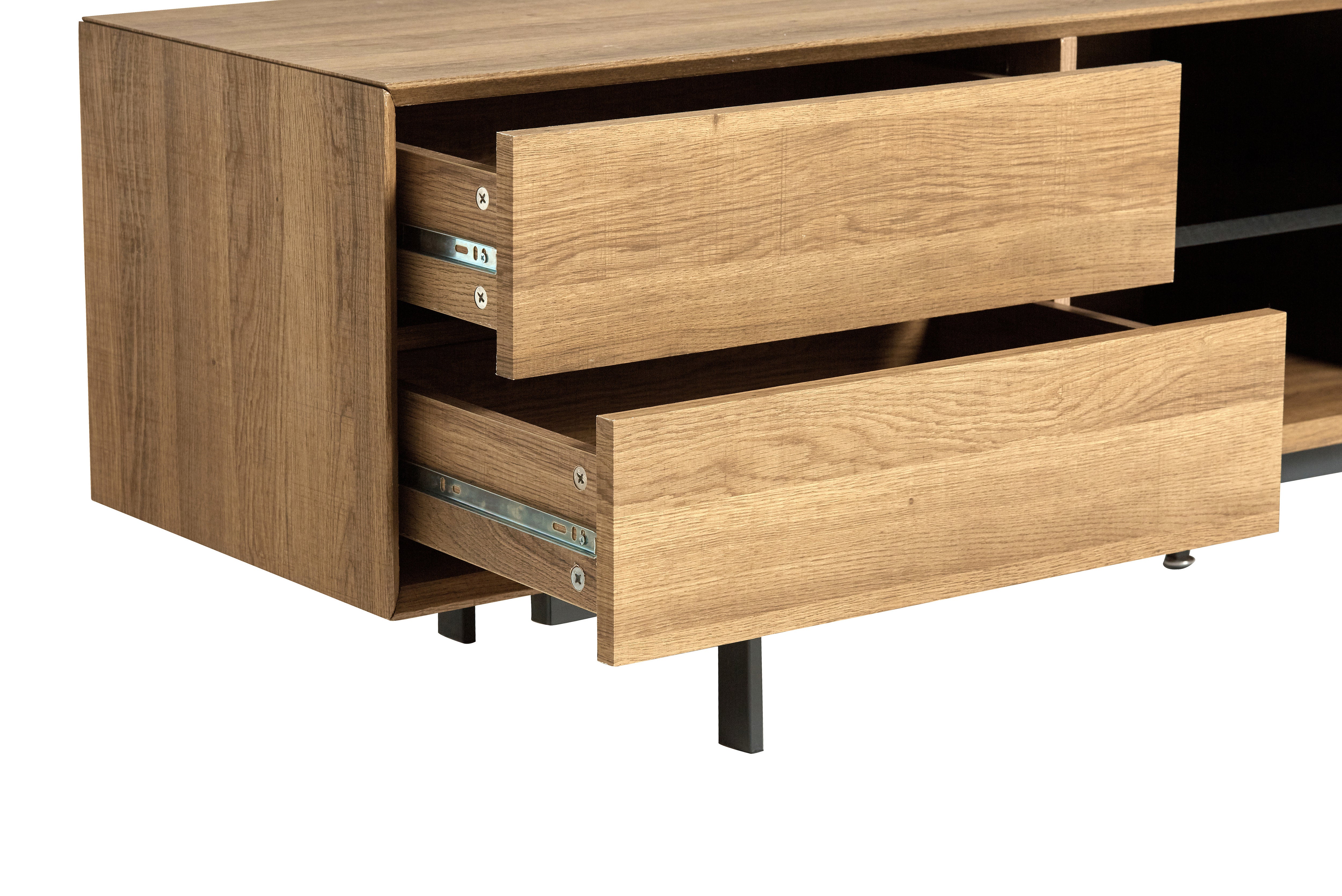 Meuble TV 180x40cm Santerno chêne foncé