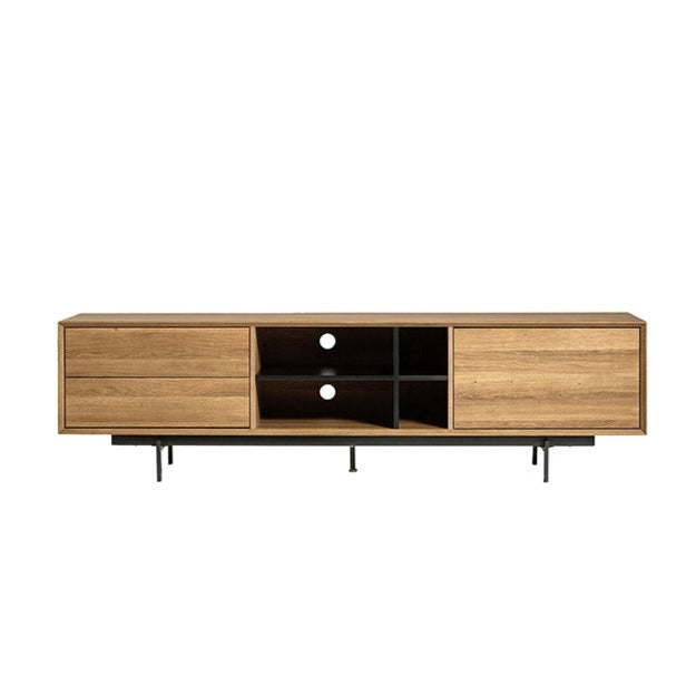 Meuble TV 180x40cm Santerno chêne foncé