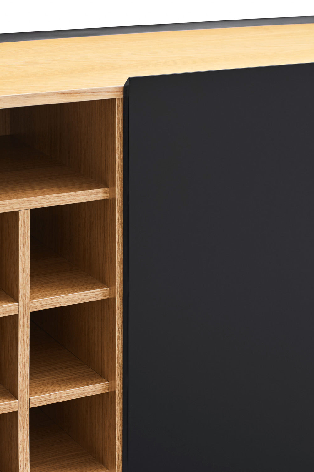 Buffet 3 portes 95x120 cm Arista de Teulat noir
