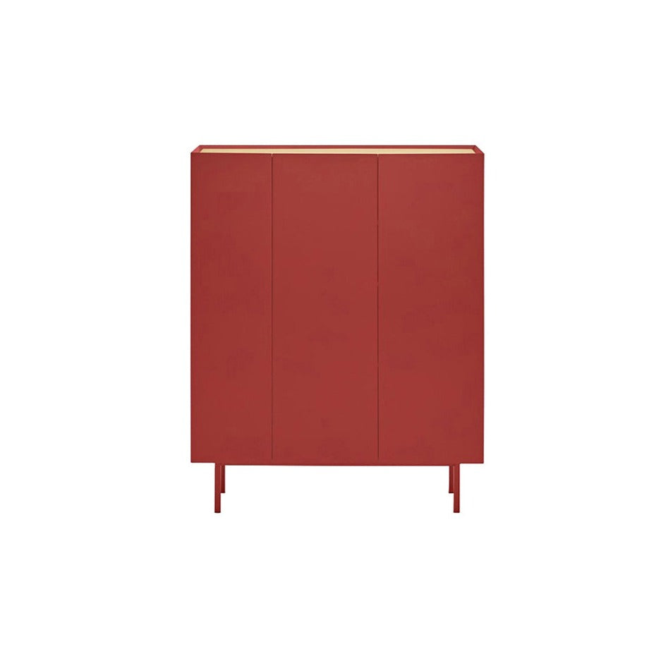 Buffet 3 portes 95x120 cm Arista de Teulat rouge