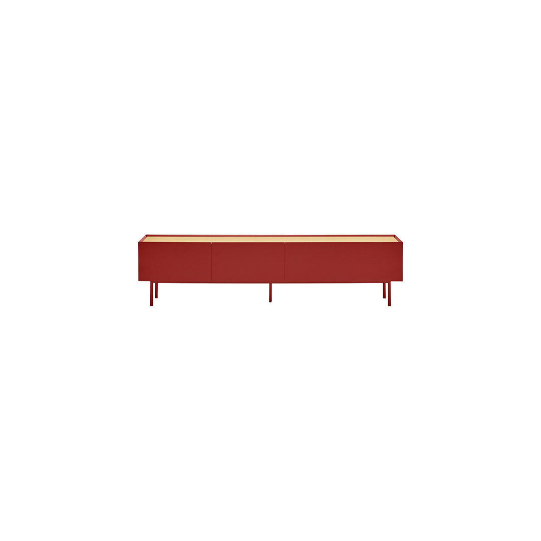 Meuble TV 180x40 cm Arista de Teulat rouge
